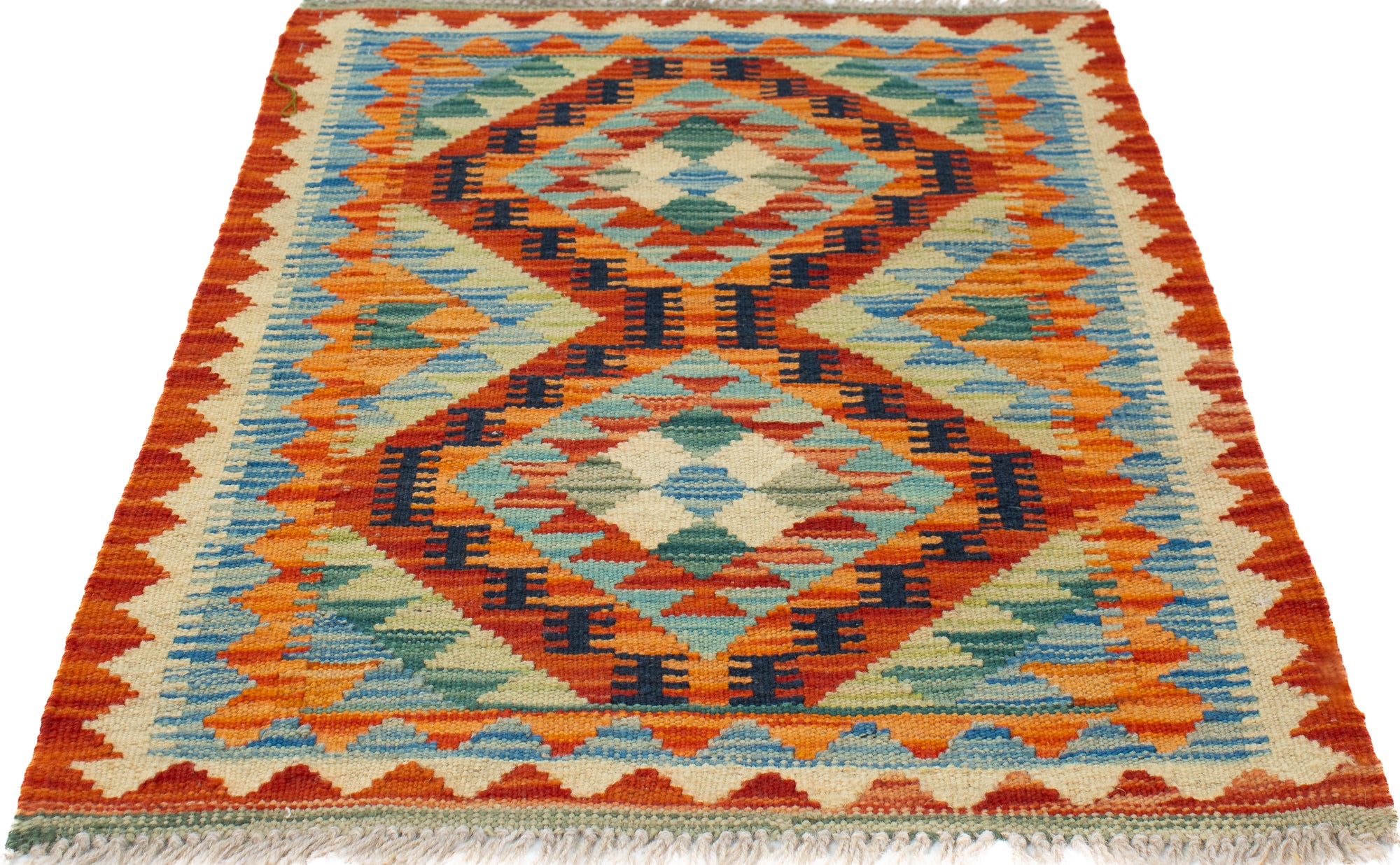 Colorful Pak Kilim Rug <br> 2'0 x 3'0