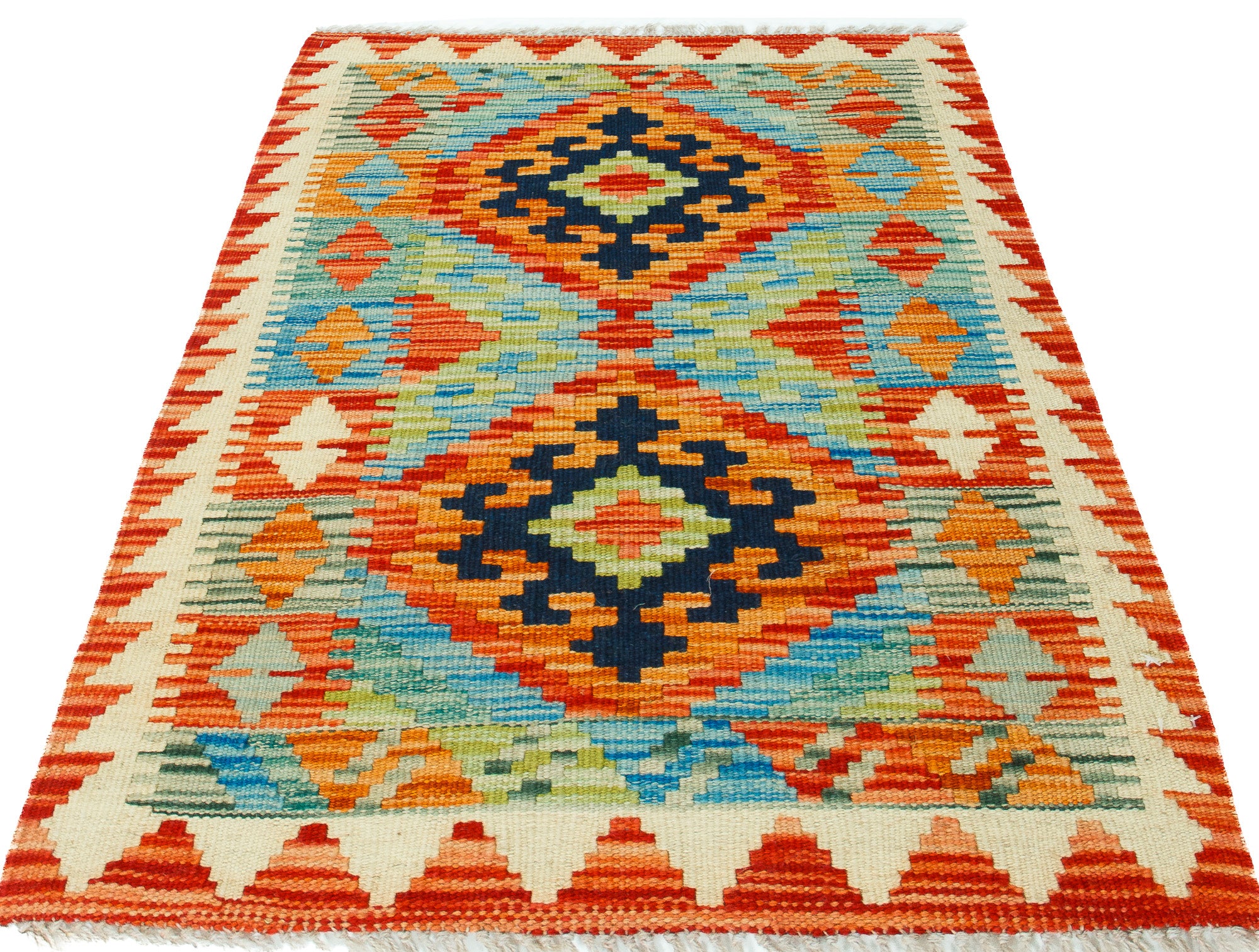 Geometric Kilim Rug <br> 2'0 x 3'0