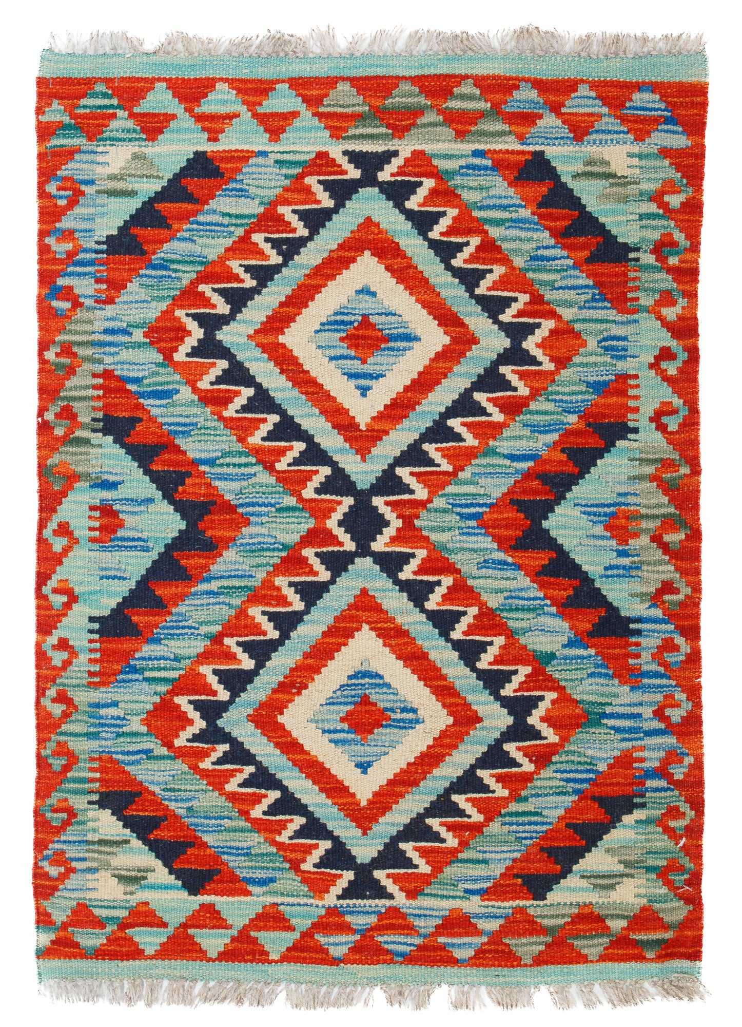 Geometric Kilim Rug <br> 2'0 x 3'0