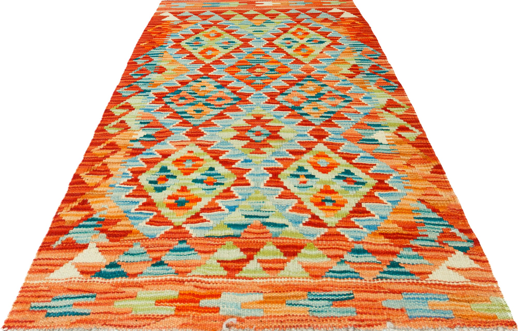 Colorful Kilim Accent Rug <br> 2'0 x 3'5