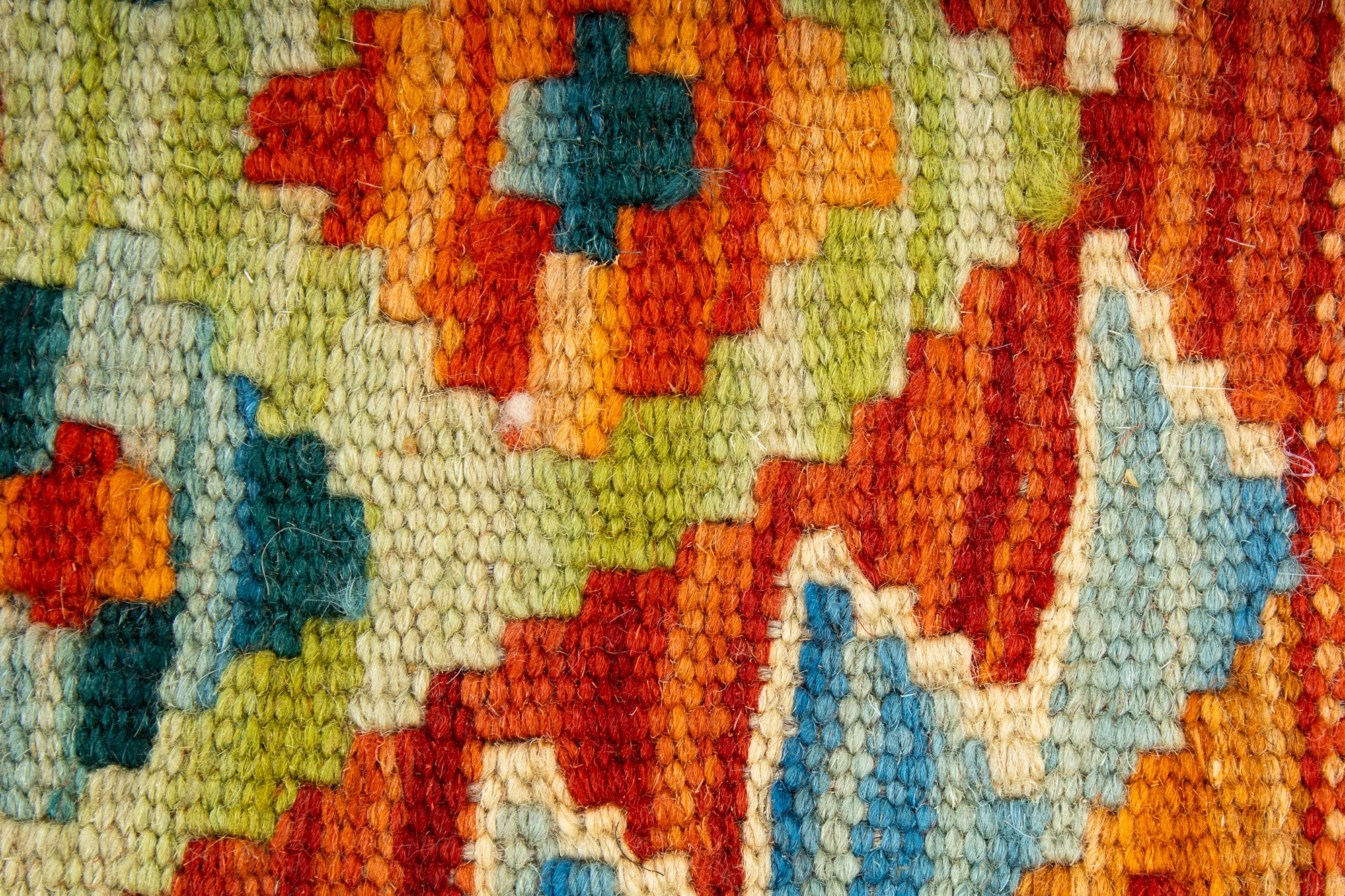 Colorful Kilim Accent Rug <br> 2'0 x 3'5