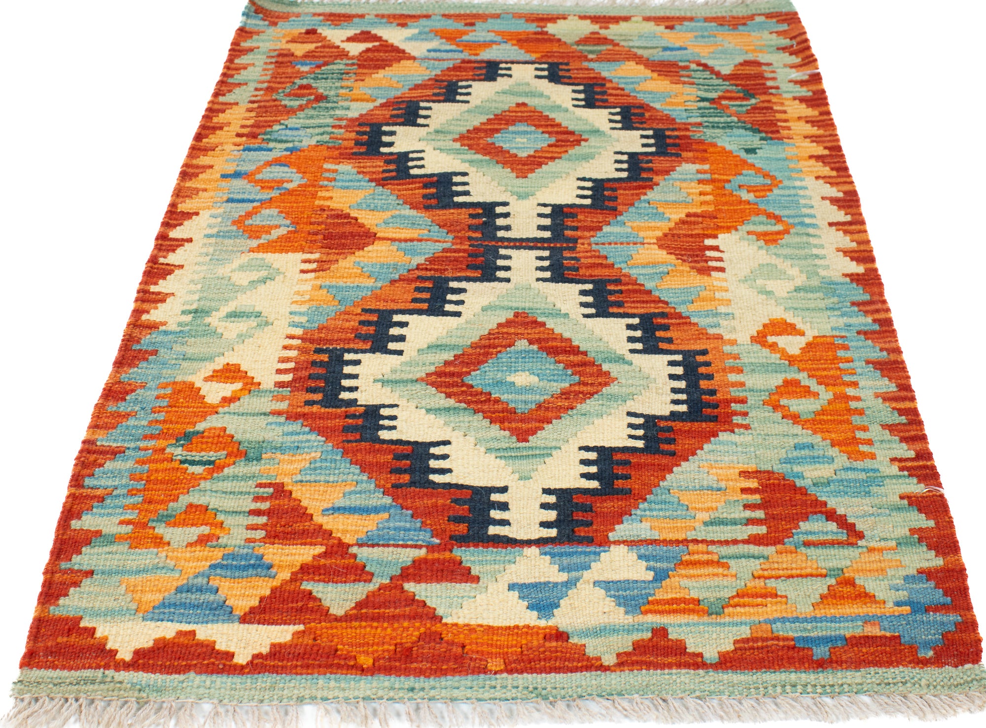 Colorful Pak Kilim Rug <br> 2'0 x 3'0