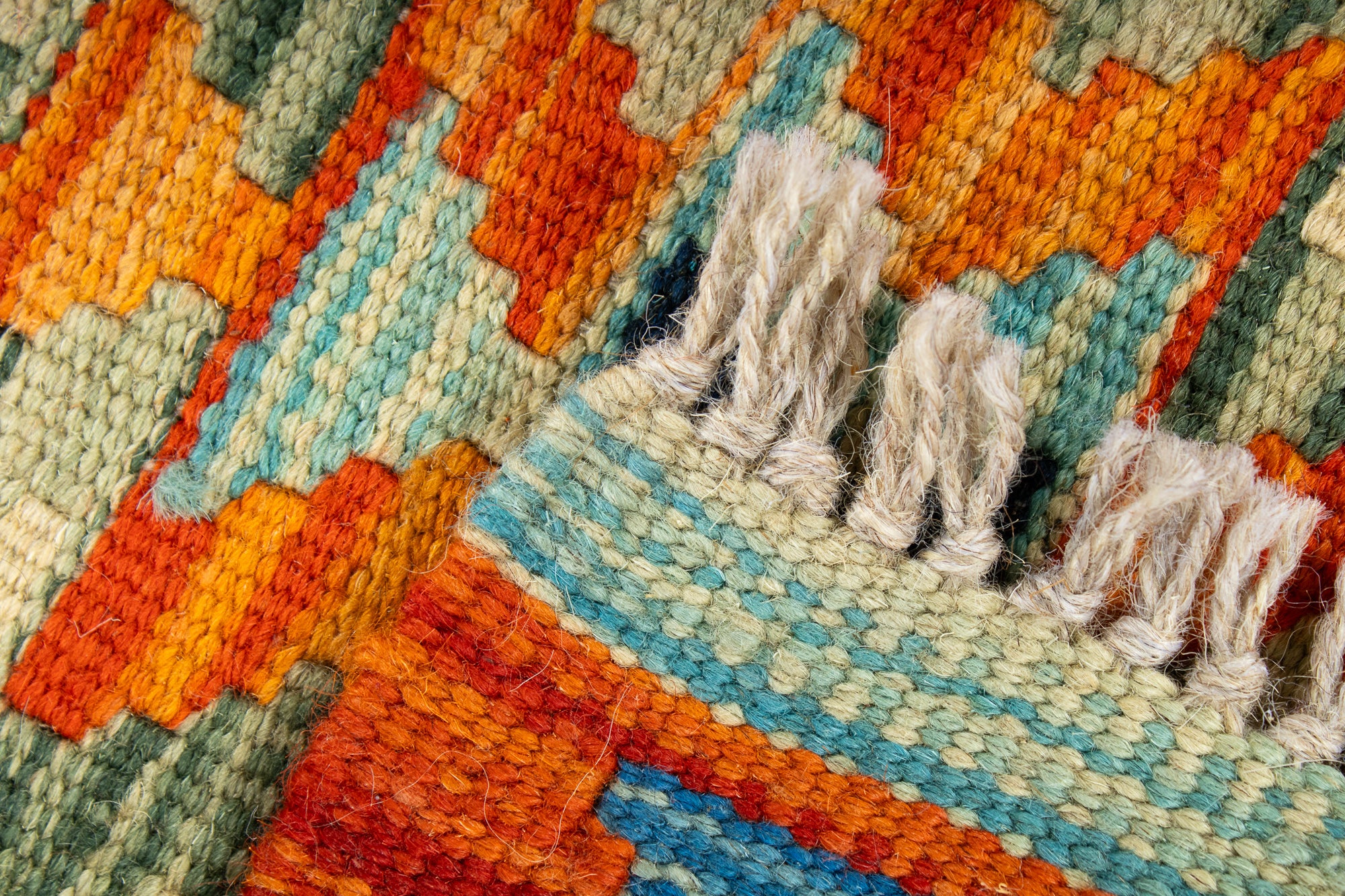 Vibrant Pak Kilim Accent Rug <br> 2'0 x 3'0