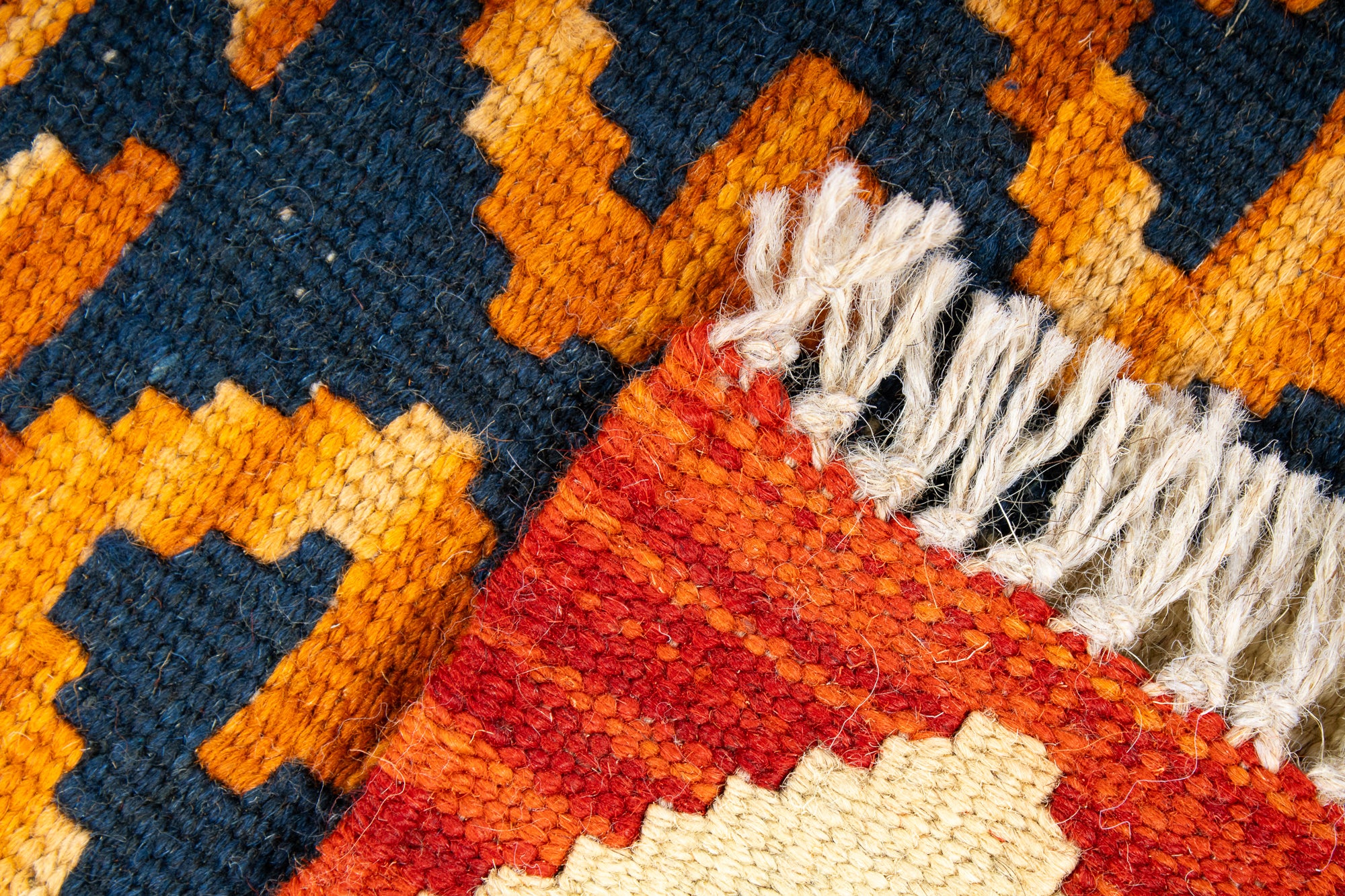 Geometric Colorful Pak Kilim Accent Rug <br> 2'0 x 3'0