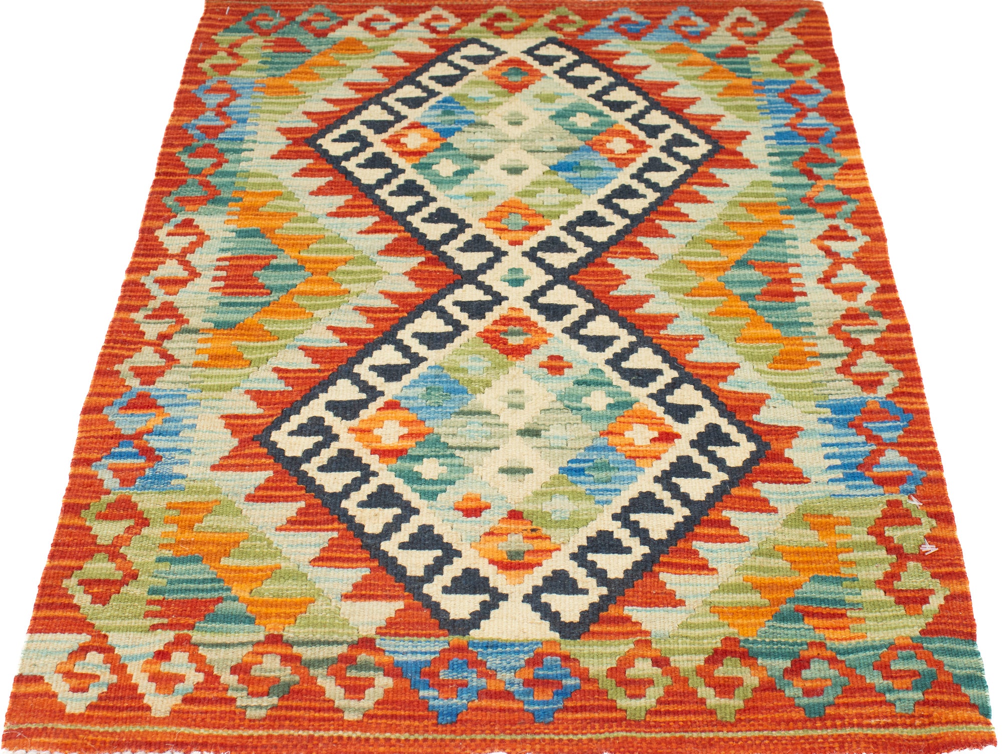 Tribal Pak Kilim Accent Rug <br> 2'0 x 3'0