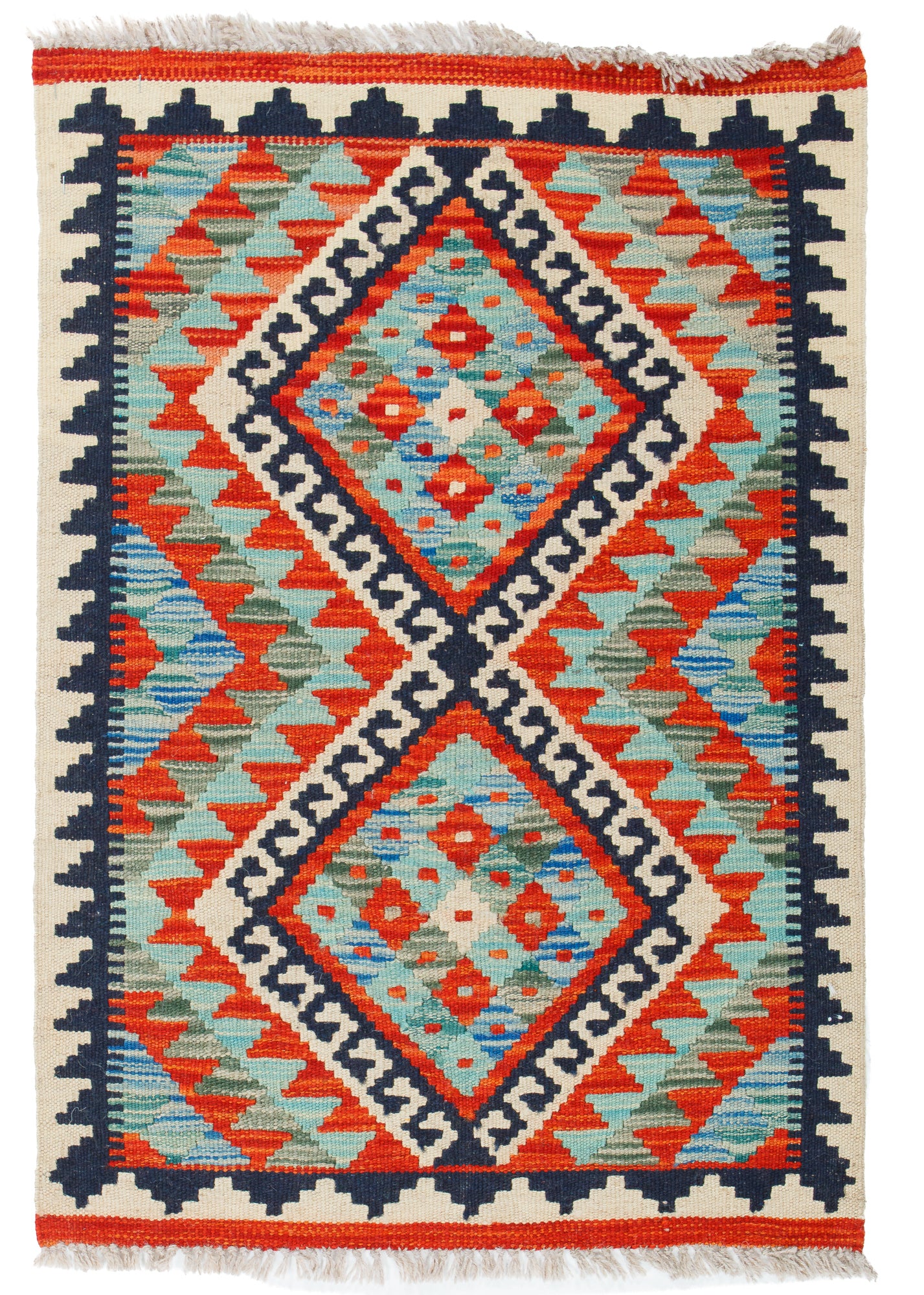 Pak Kilim Accent Rug <br> 2'0 x 3'0