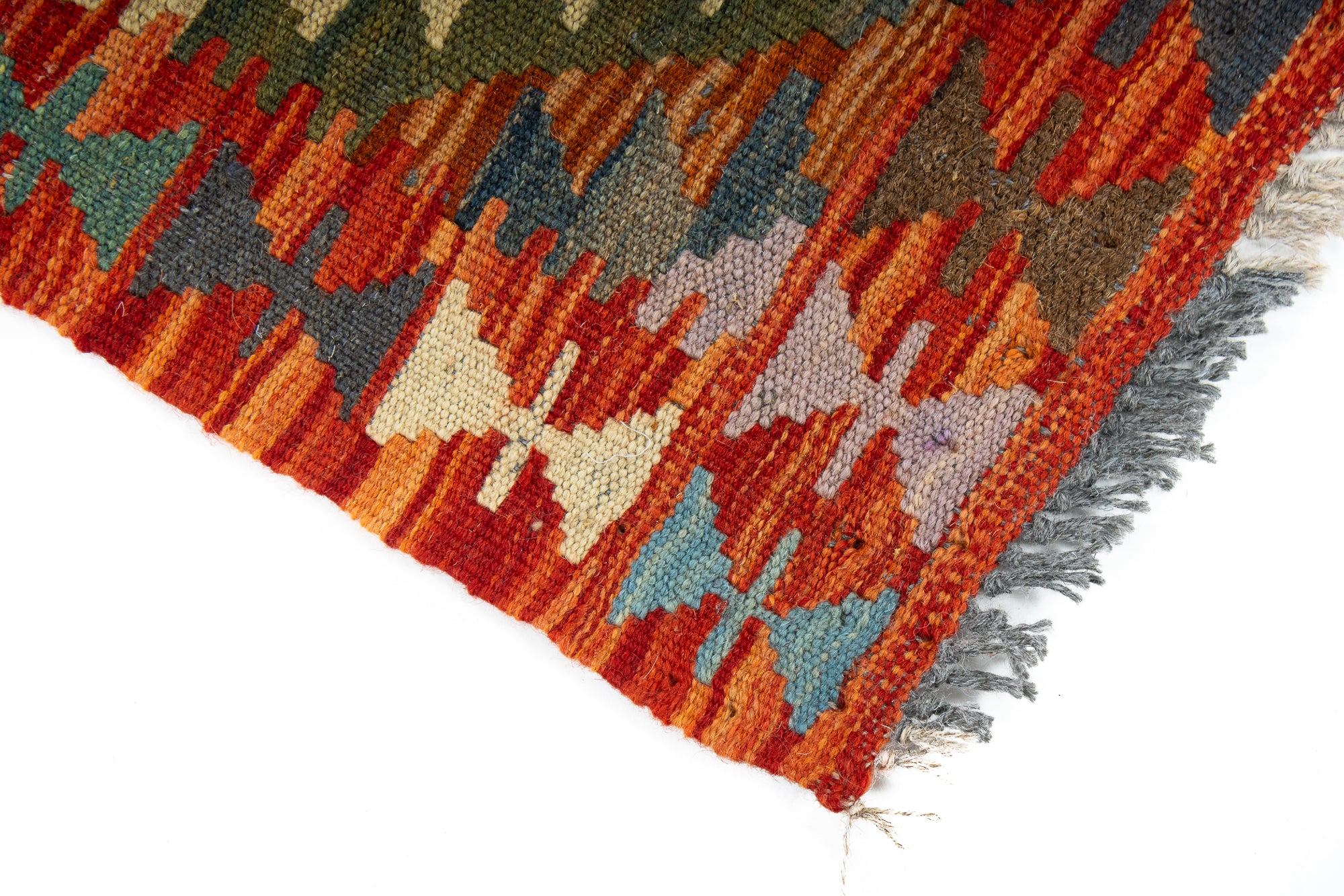 Colorful Pak Kilim Accent Rug  <br> 2'0 x 3'0