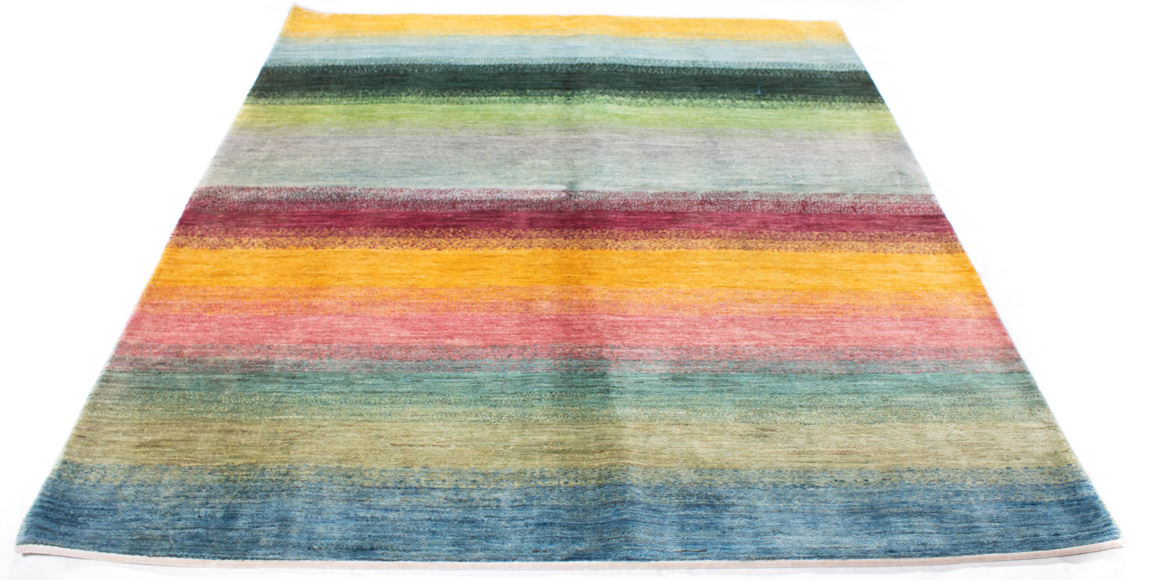 Pakistan Gabbeh Area Rug 6'7 x 8'0