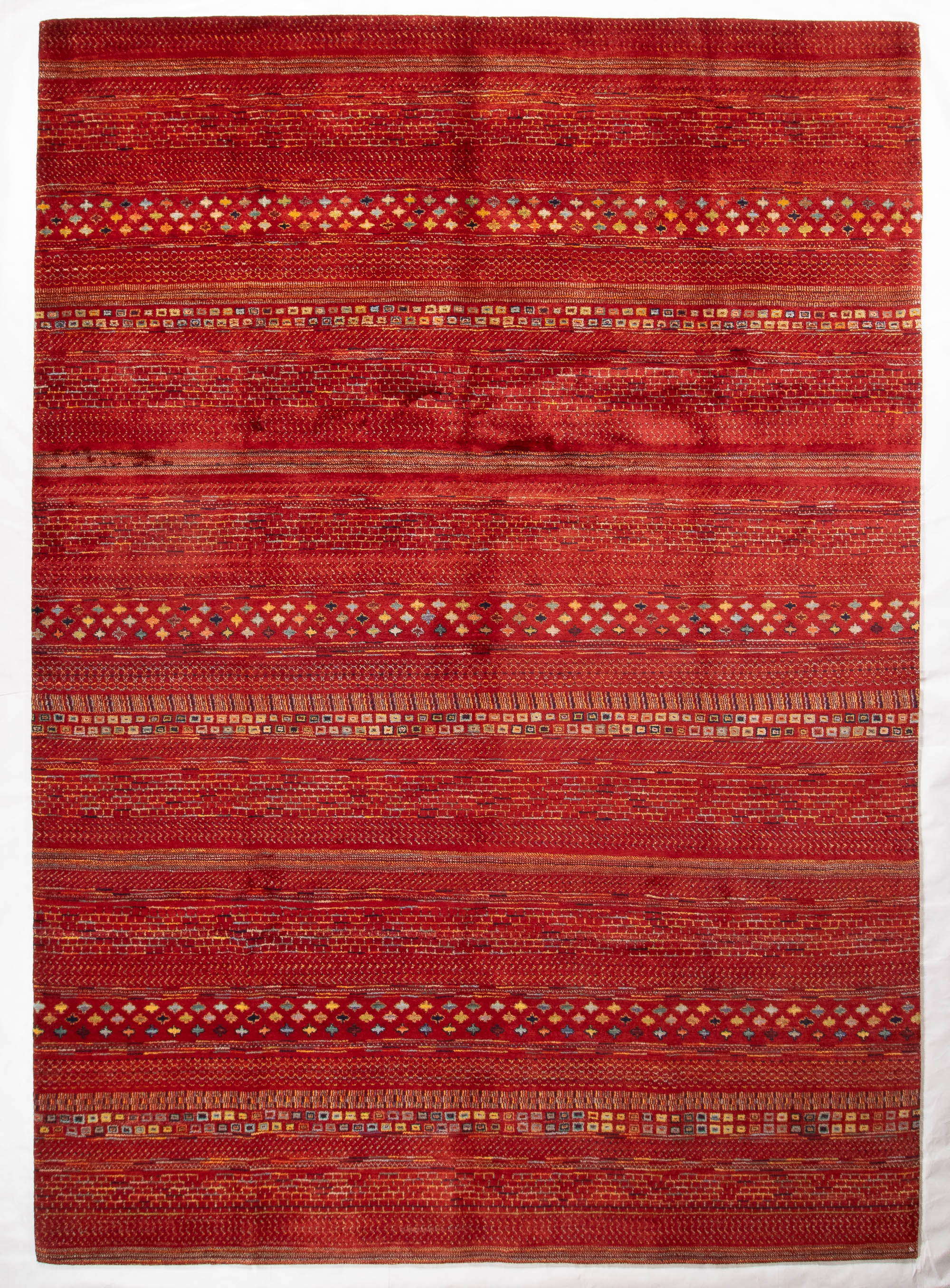 Pakistan Gabbeh Area Rug <br> 8'2 x 11'6