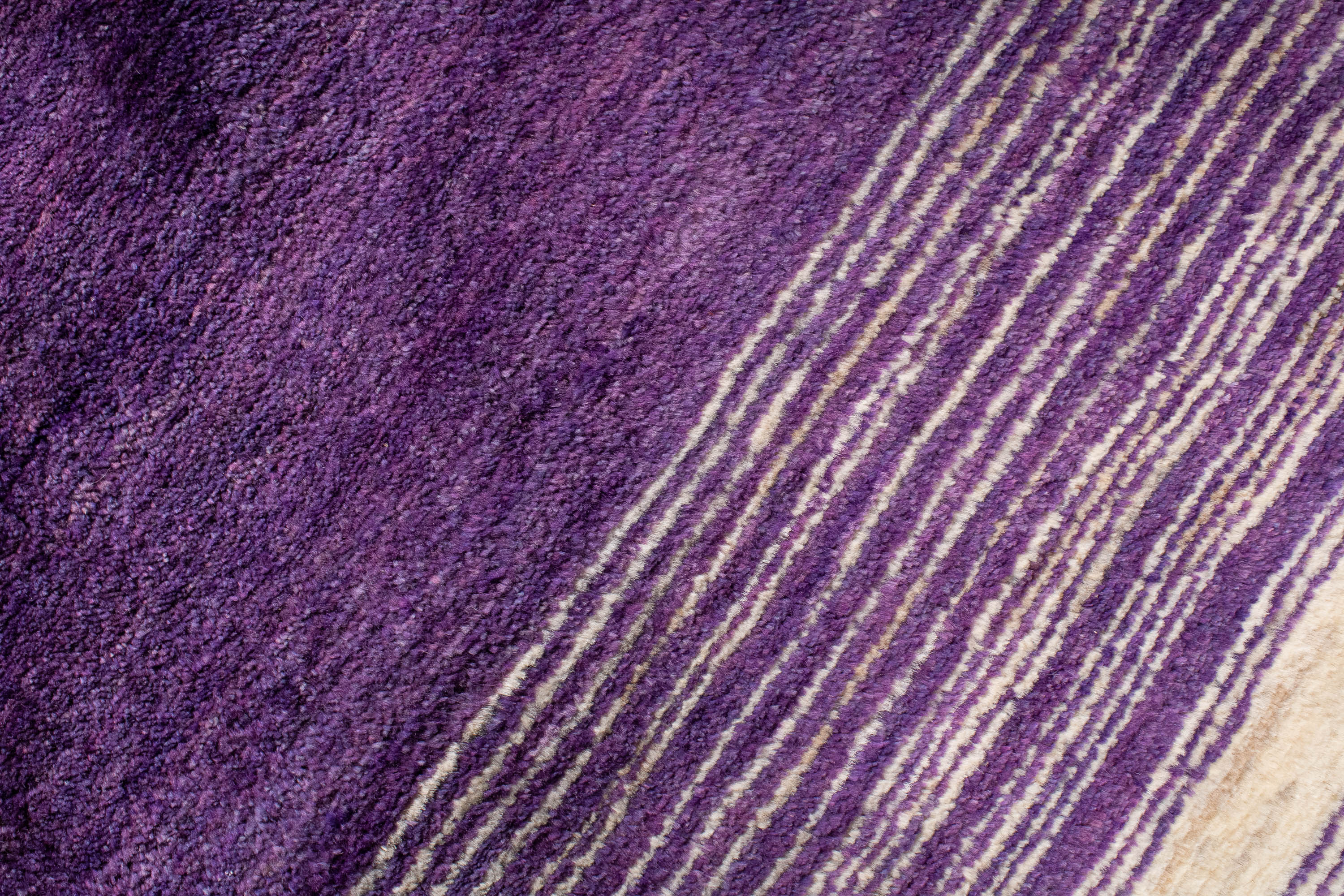 Purple Turkish Amaleh Area Rug <br> 8'1 x 9'11