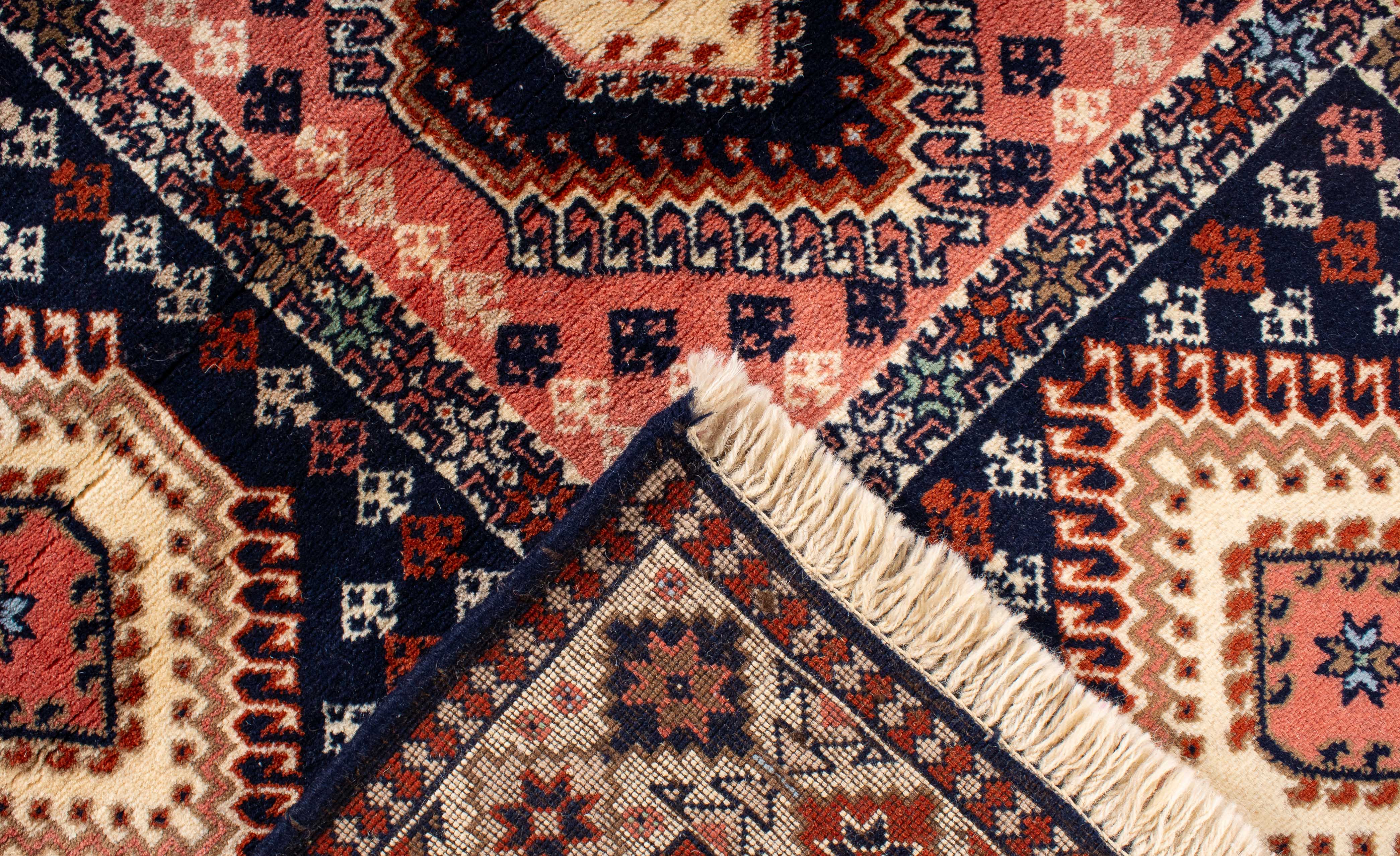 Persian Yalameh Area Rug <br> 3'5 x 4'10