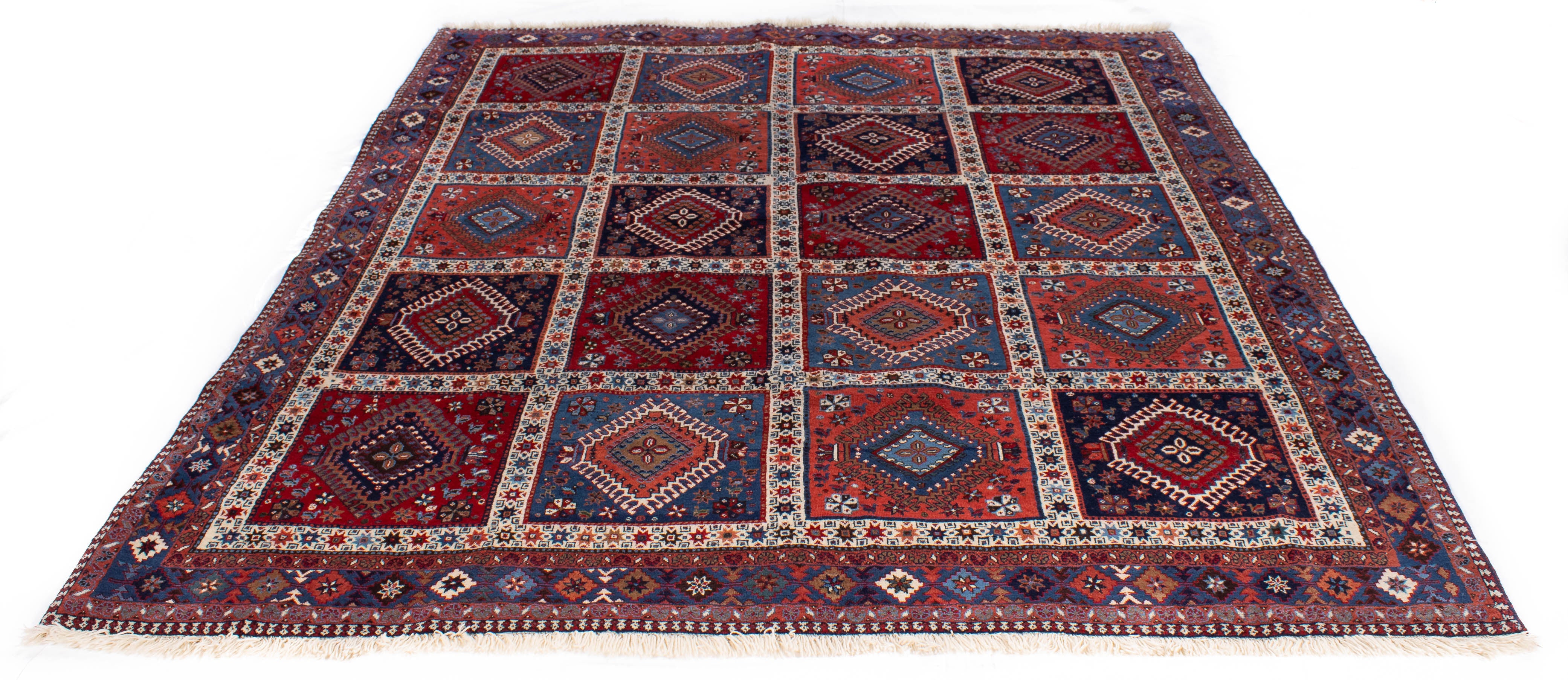 Persian Yalameh Rug <br> 6'7 × 7'10