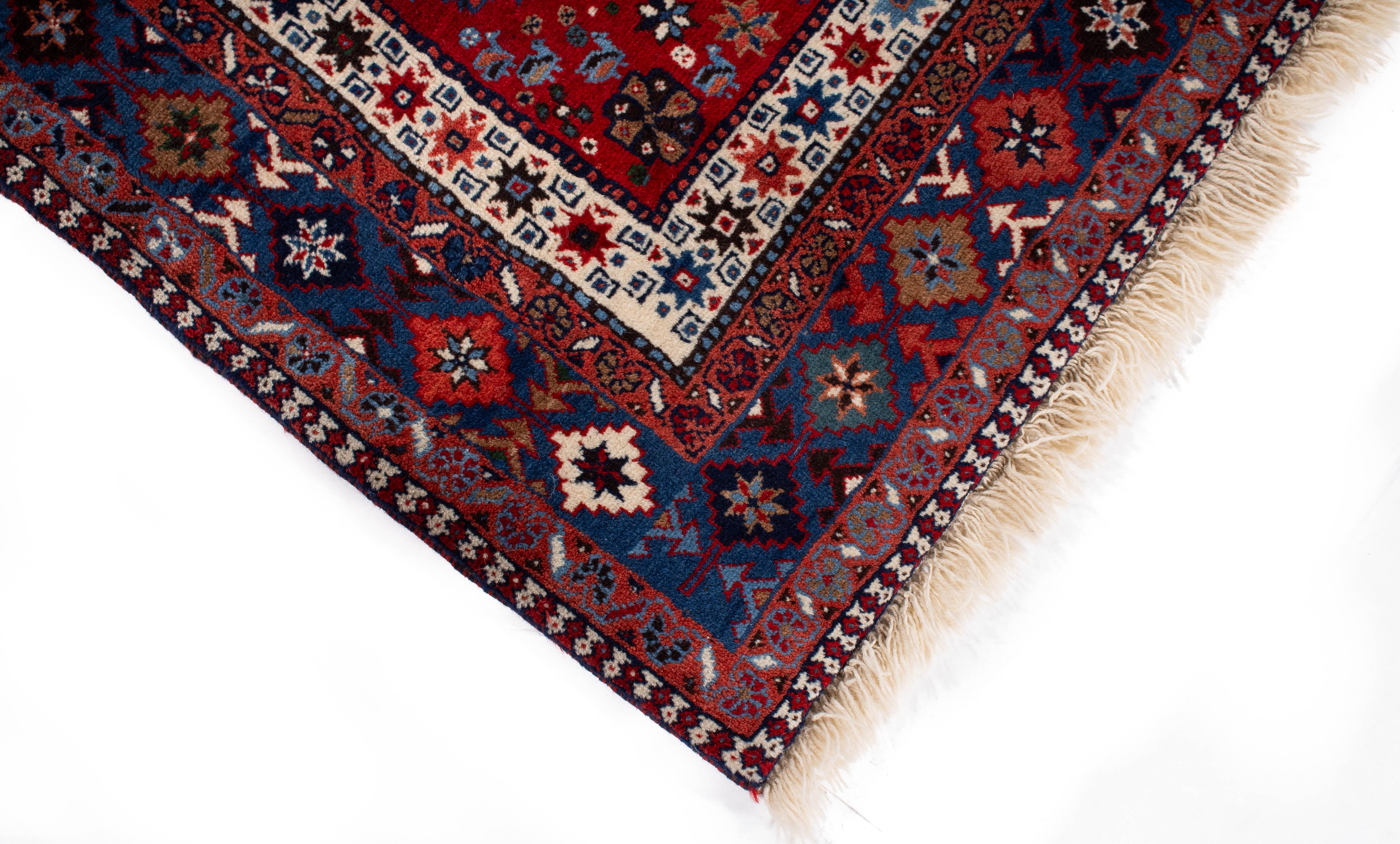 Persian Yalameh Rug <br> 6'7 × 7'10