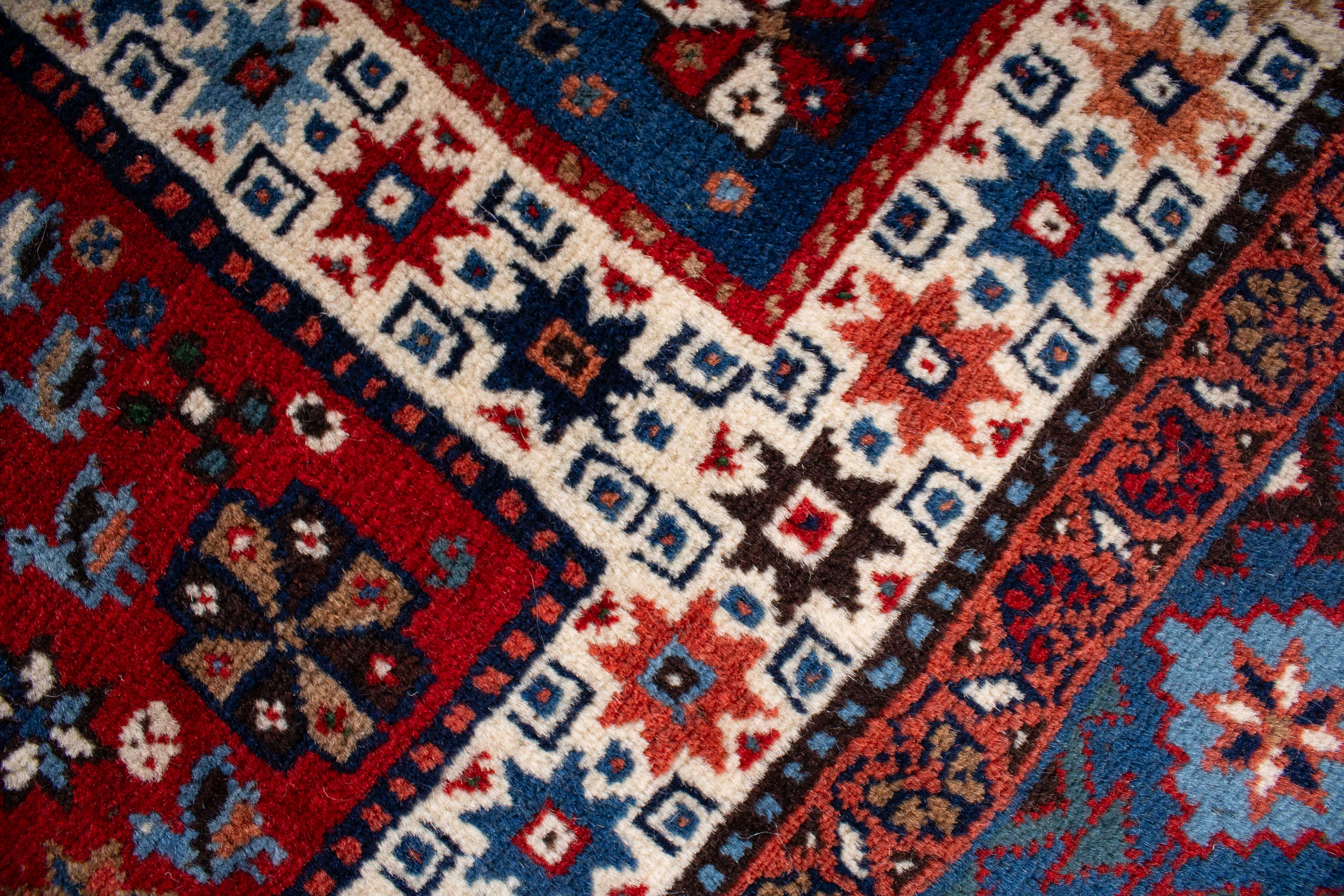 Persian Yalameh Rug <br> 6'7 × 7'10