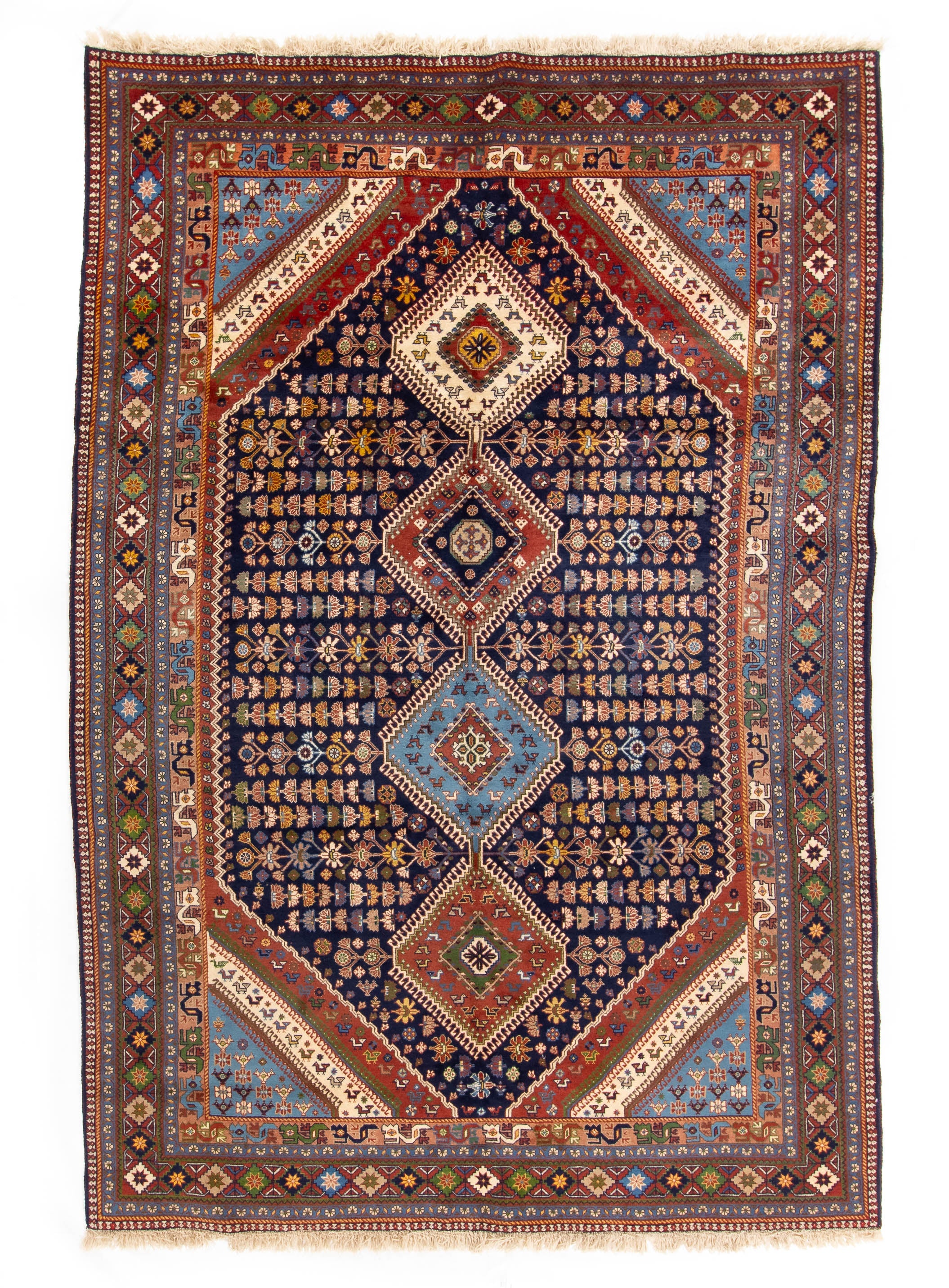 Persian Yalameh Rug <br> 6'10 × 10'0