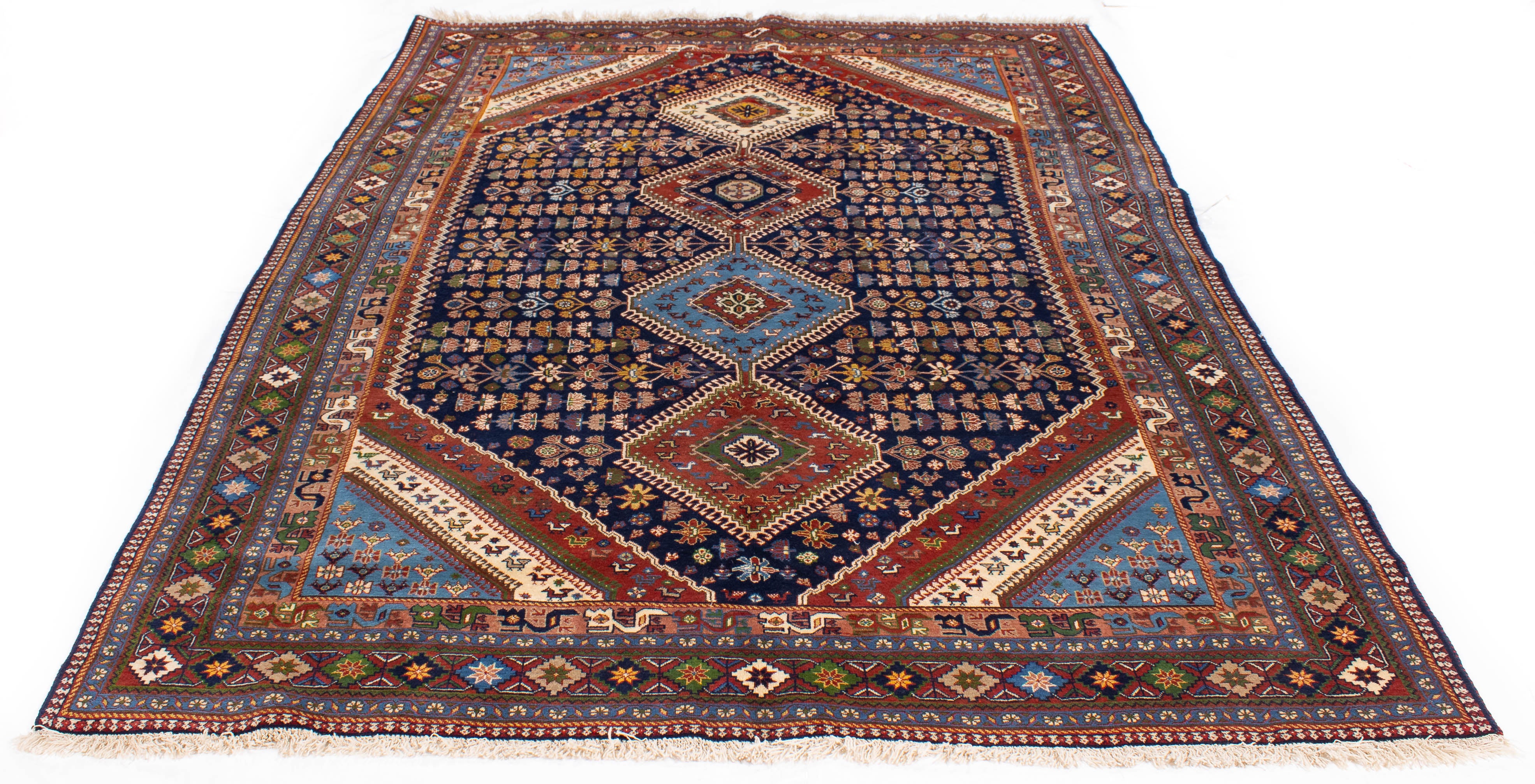 Persian Yalameh Rug <br> 6'10 × 10'0