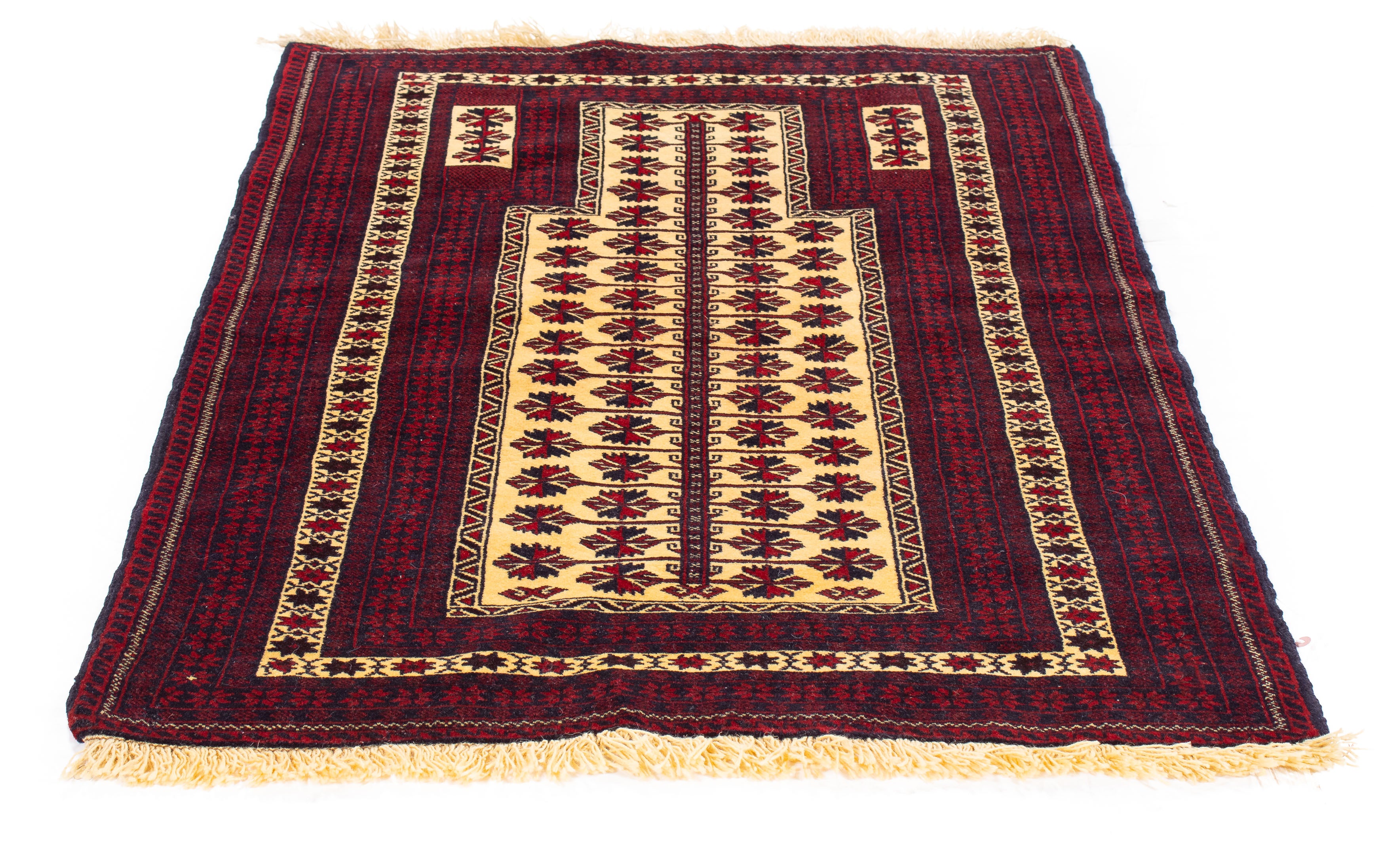 Persian Balouch Rug <br> 3'4 × 5'0