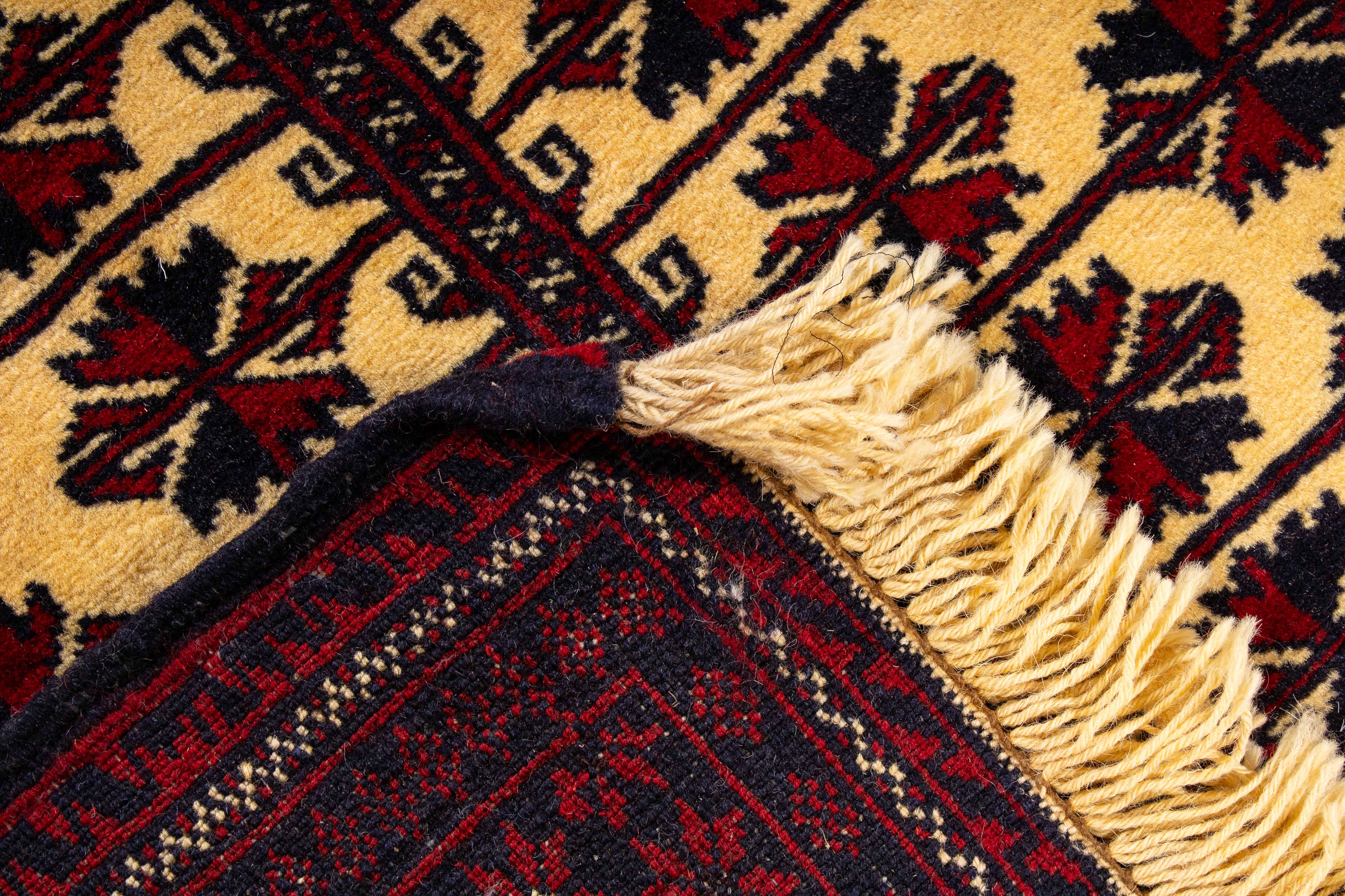 Persian Balouch Rug <br> 3'4 × 5'0