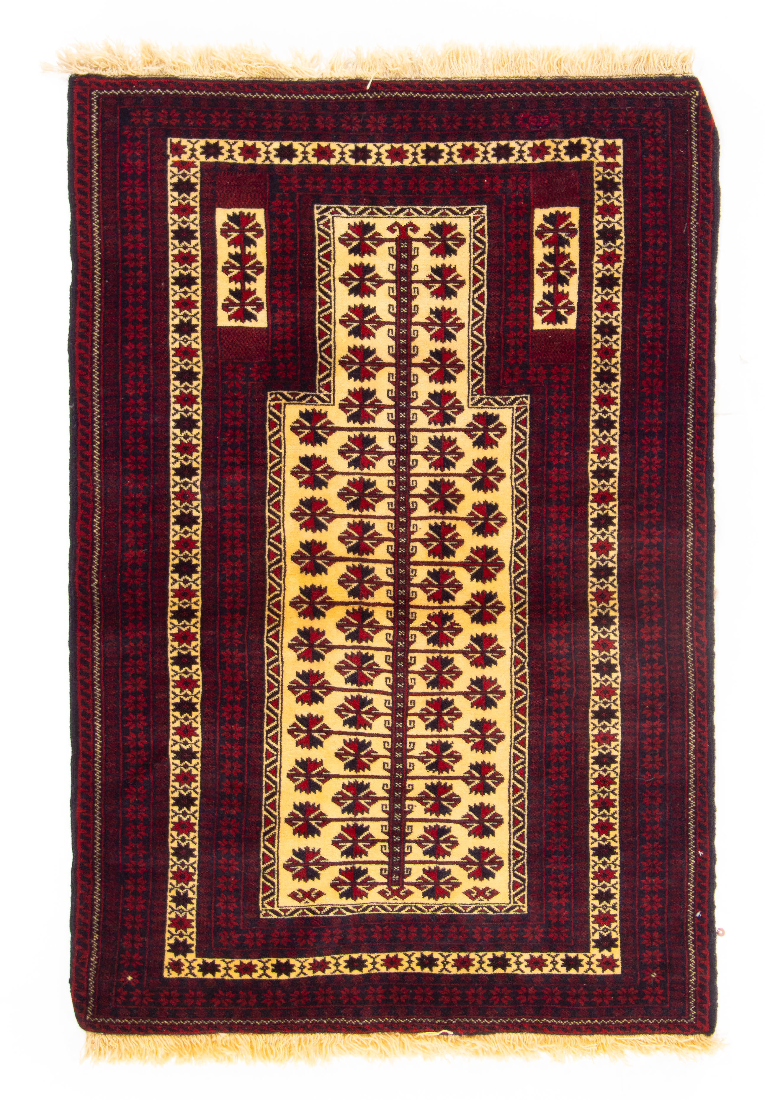 Persian Balouch Rug <br> 3'4 × 5'0