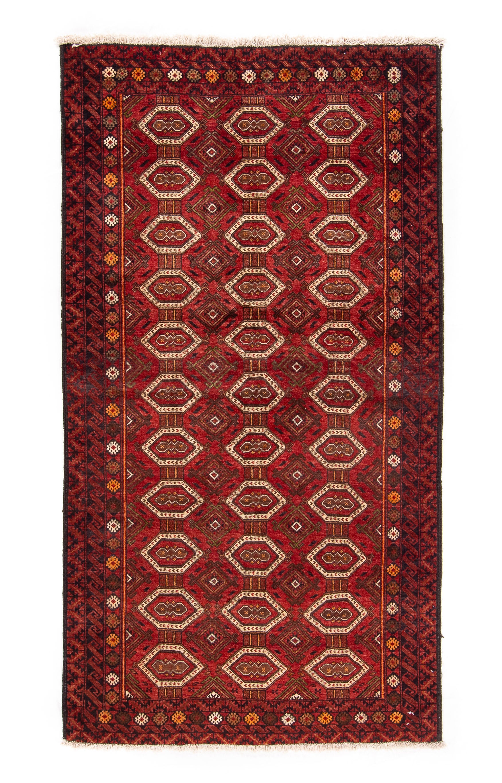 Persian Balouch Rug <br> 3'9 × 7'0