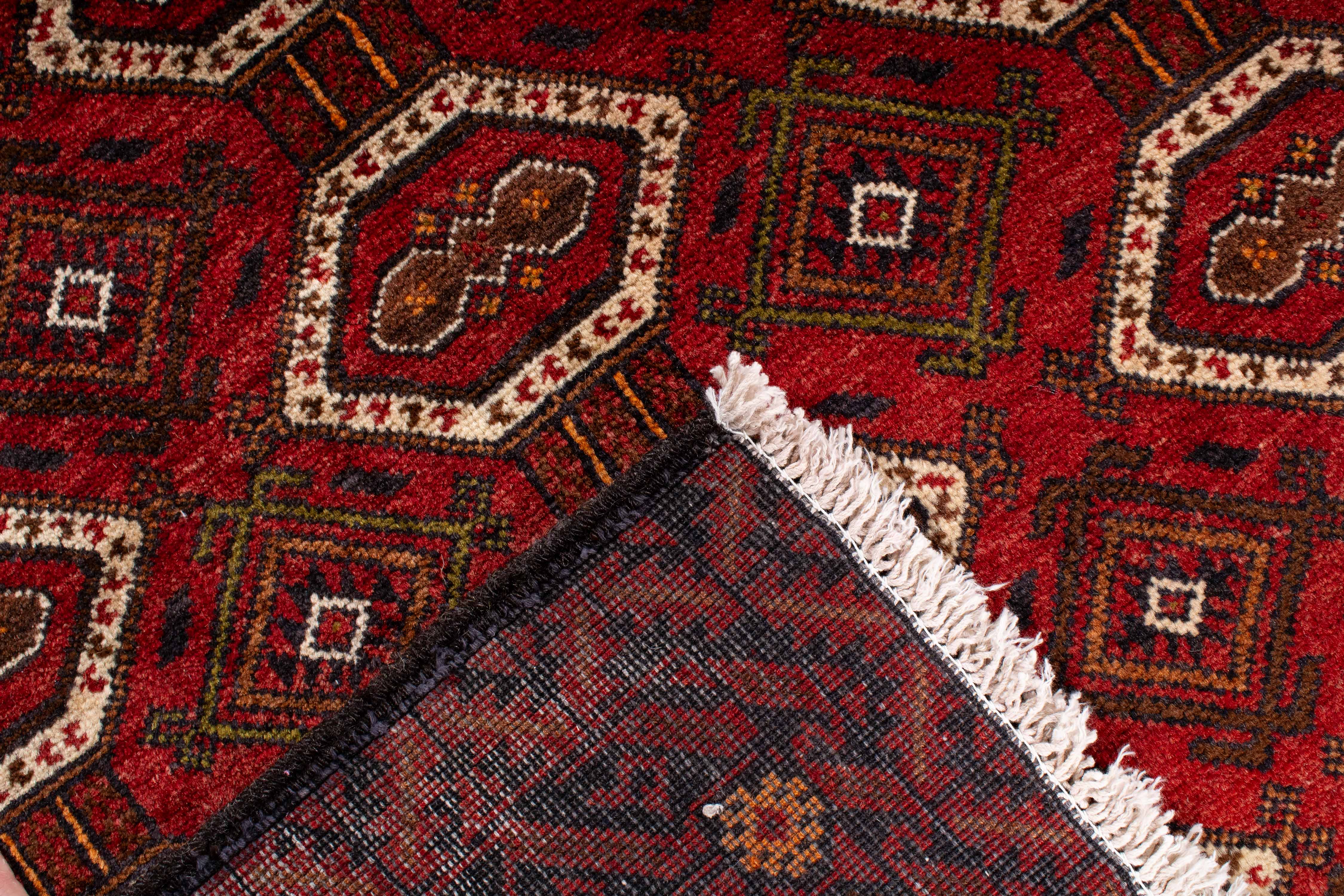 Persian Balouch Rug <br> 3'9 × 7'0