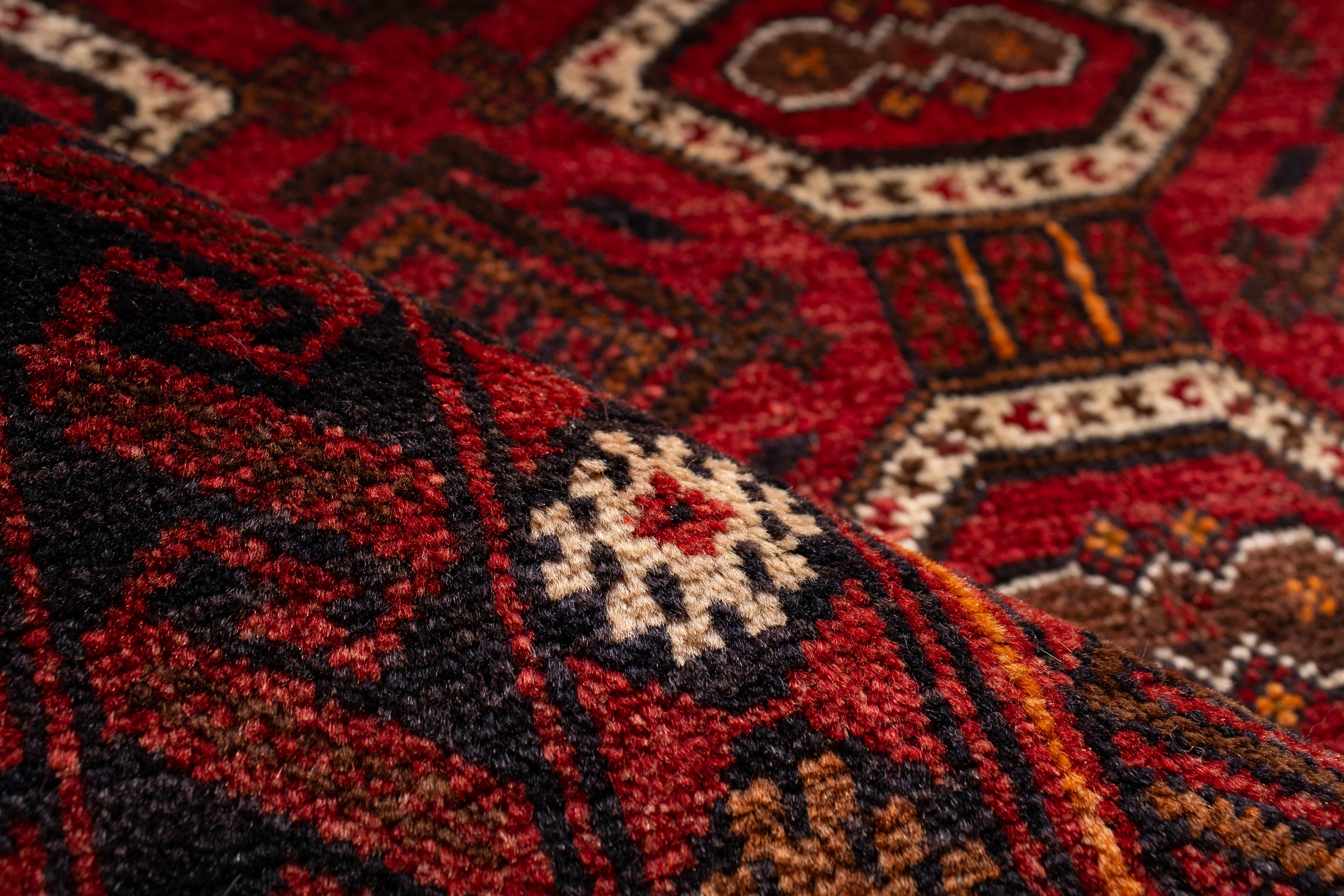 Persian Balouch Rug <br> 3'9 × 7'0