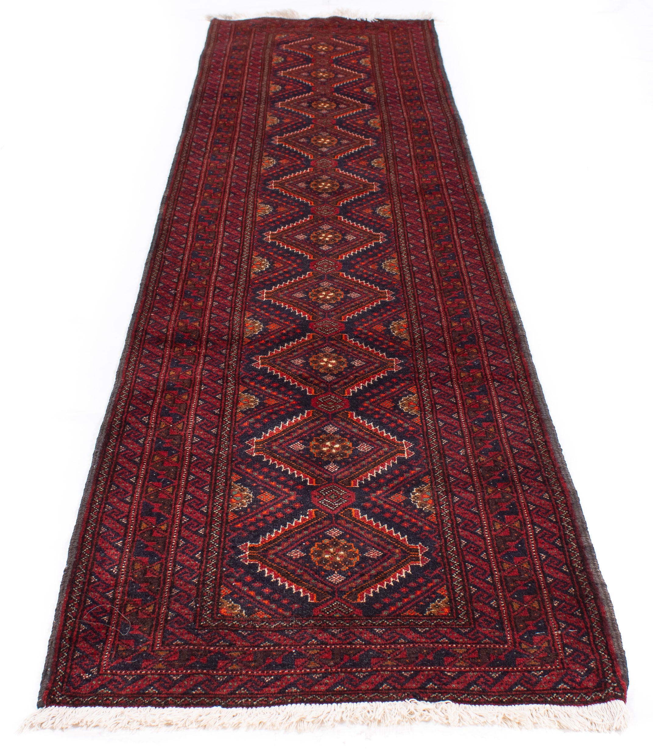 Persian Balouch Rug <br> 2'2 × 9'3