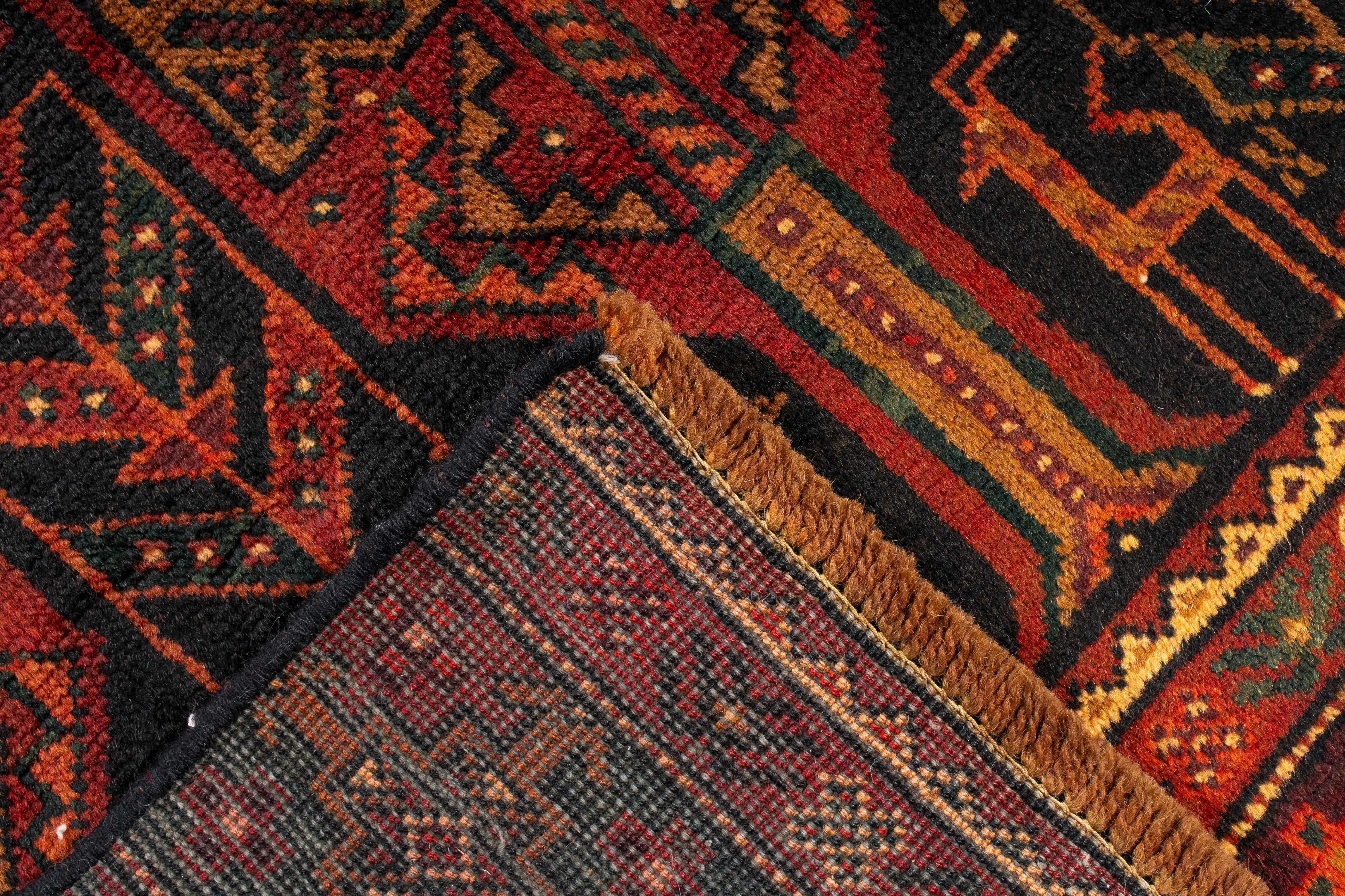 Persian Balouch Rug <br> 2'4 × 10'0