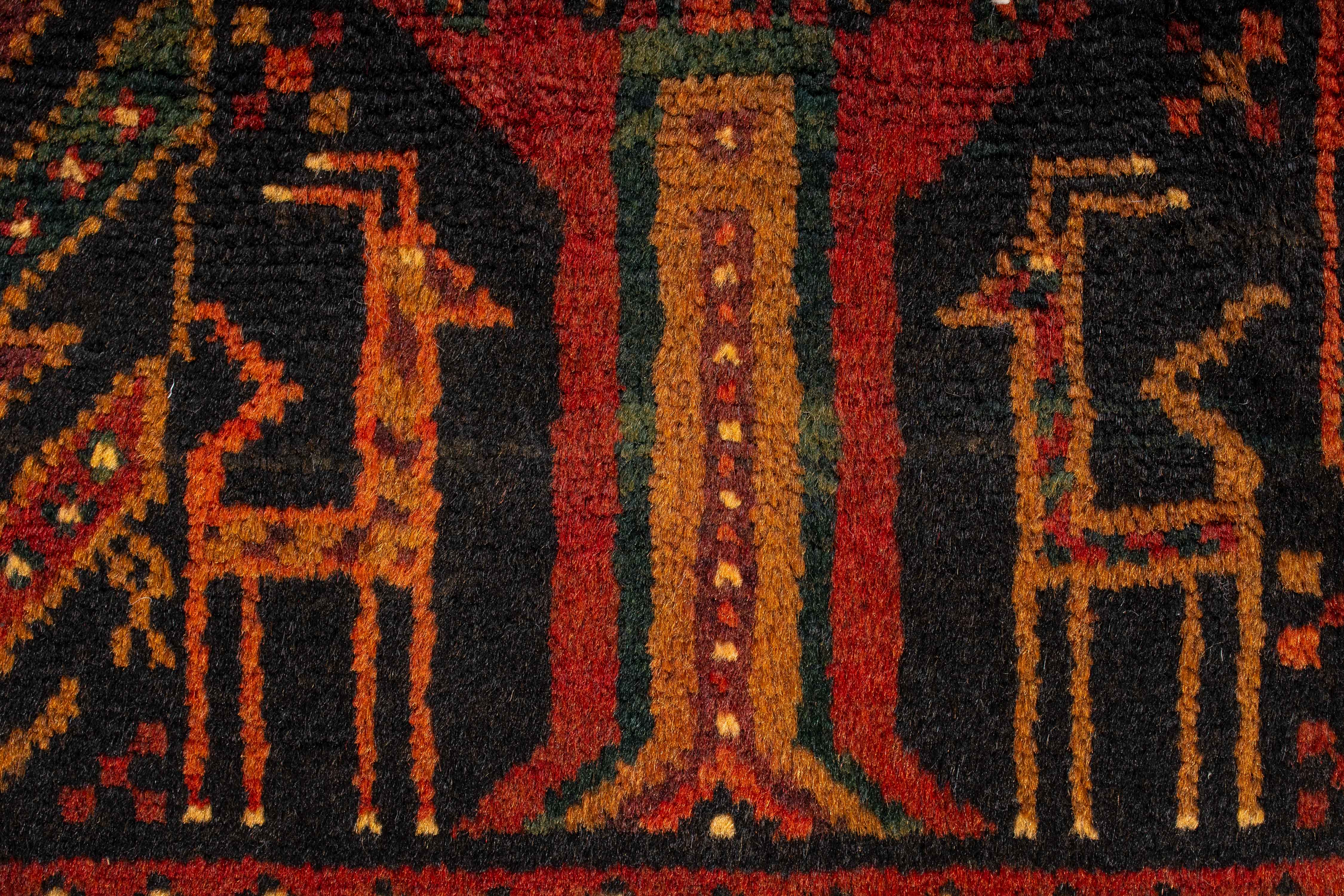 Persian Balouch Rug <br> 2'4 × 10'0