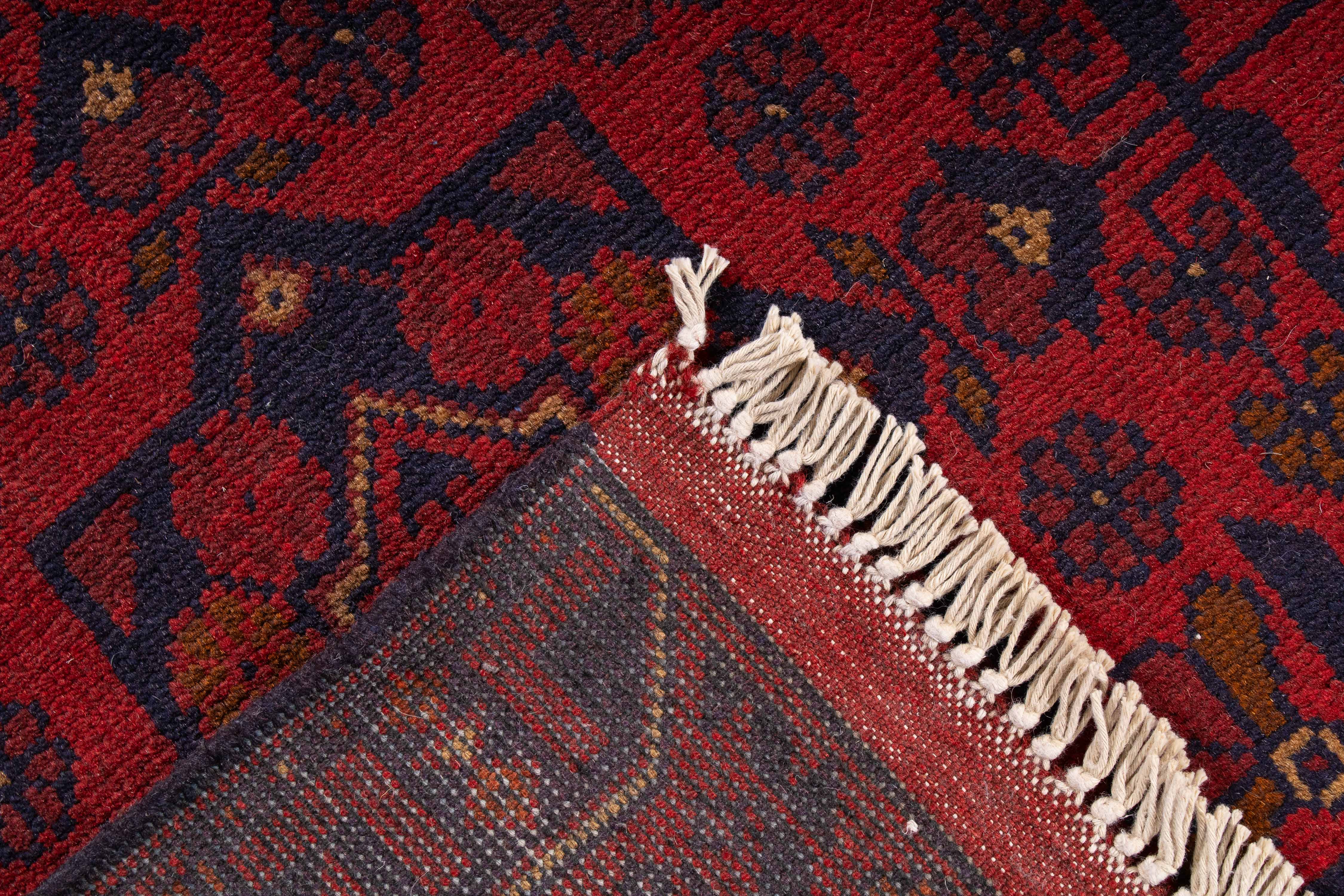 Afghan Turkmen Rug <br> 2'7 x 9'6