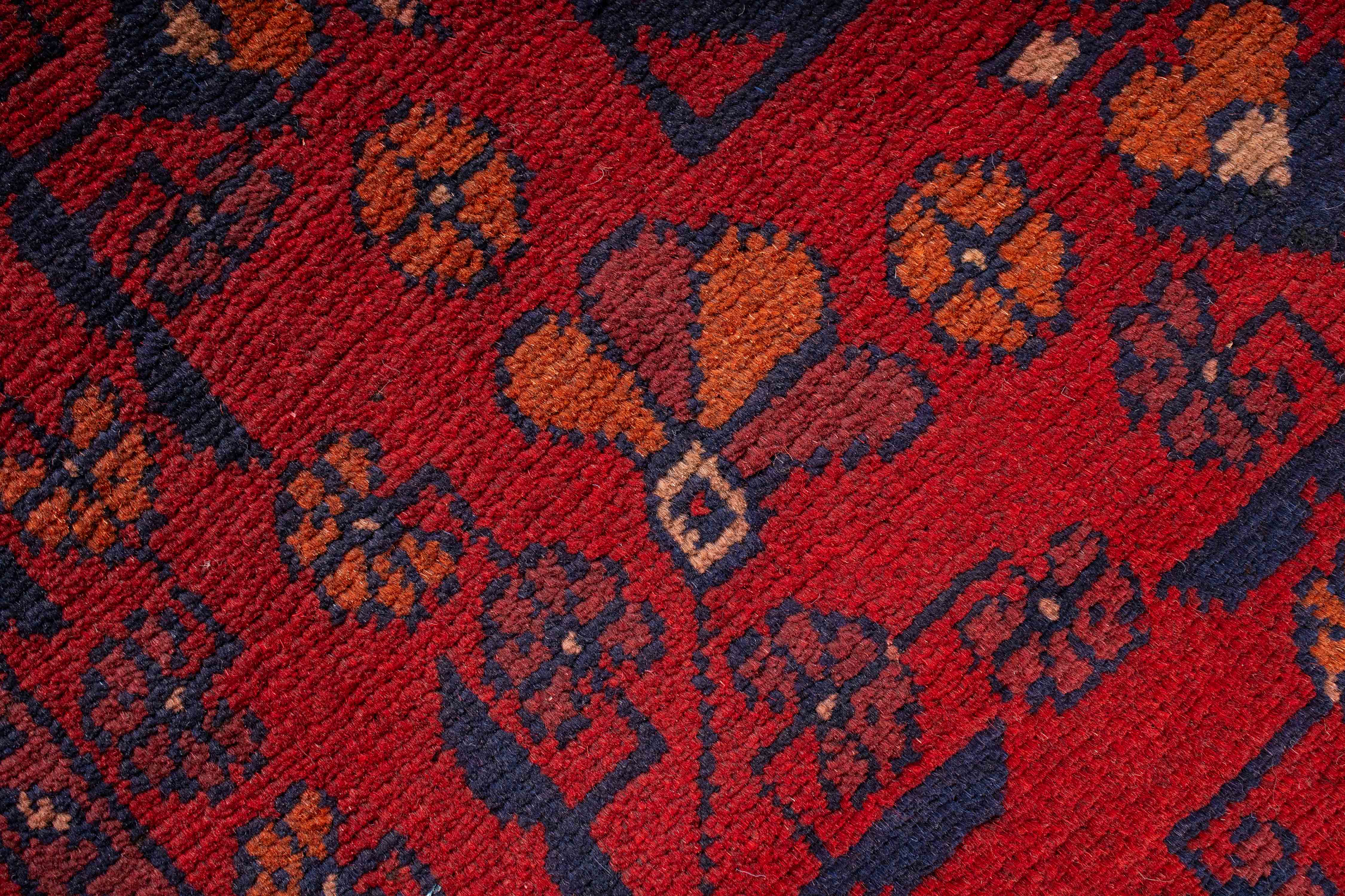 Afghan Turkman Rug <br> 2'8 x 9'10