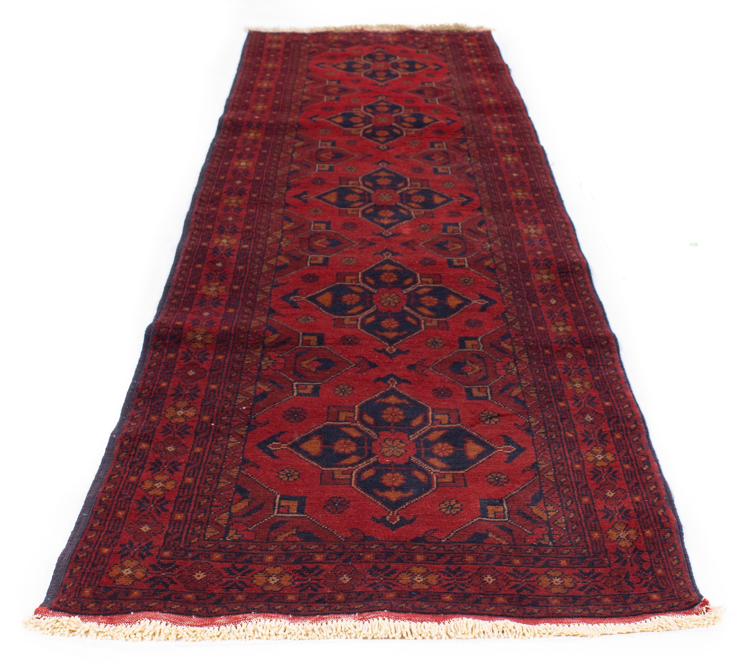 Afghan Turkman Rug <br> 2'7 x 9'8