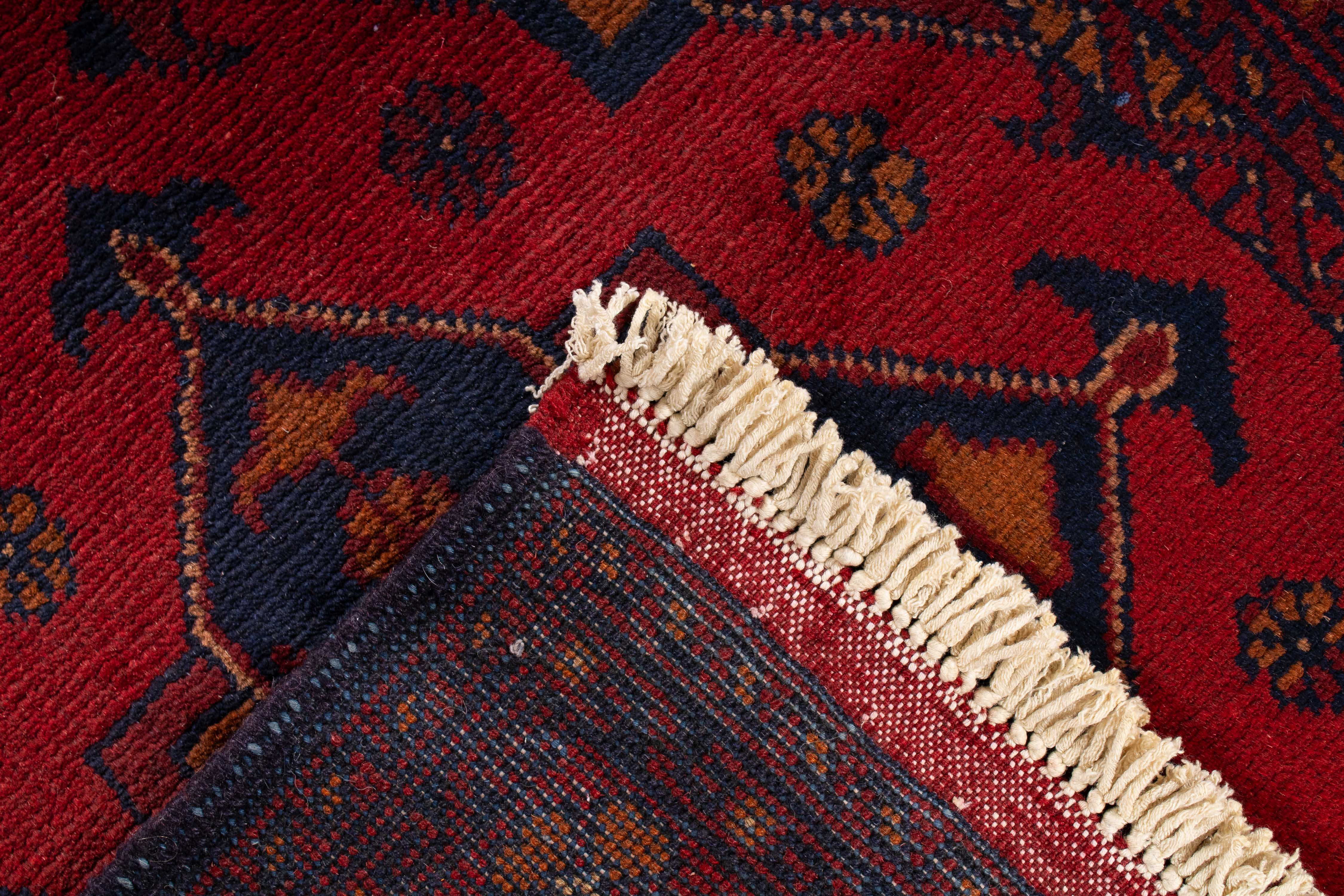 Afghan Turkman Rug <br> 2'7 x 9'8