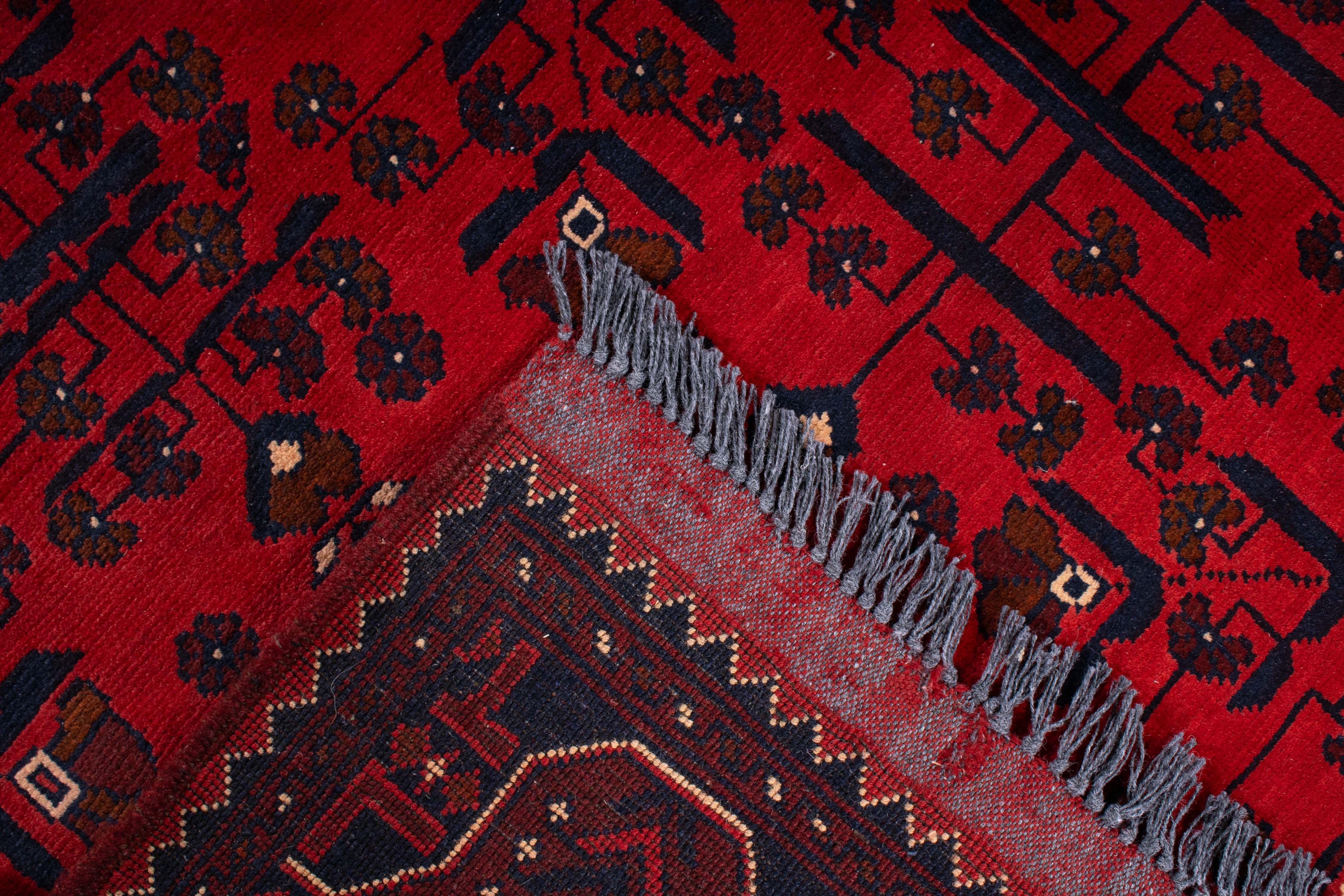 Afghan Turkman Rug <br> 5'7 x 7'3