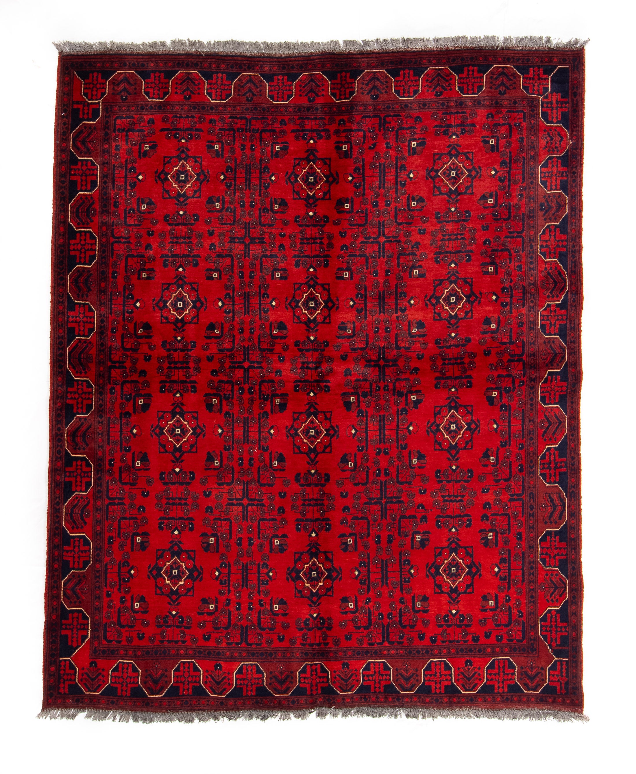 Afghan Turkman Rug <br> 5'10 x 7'4