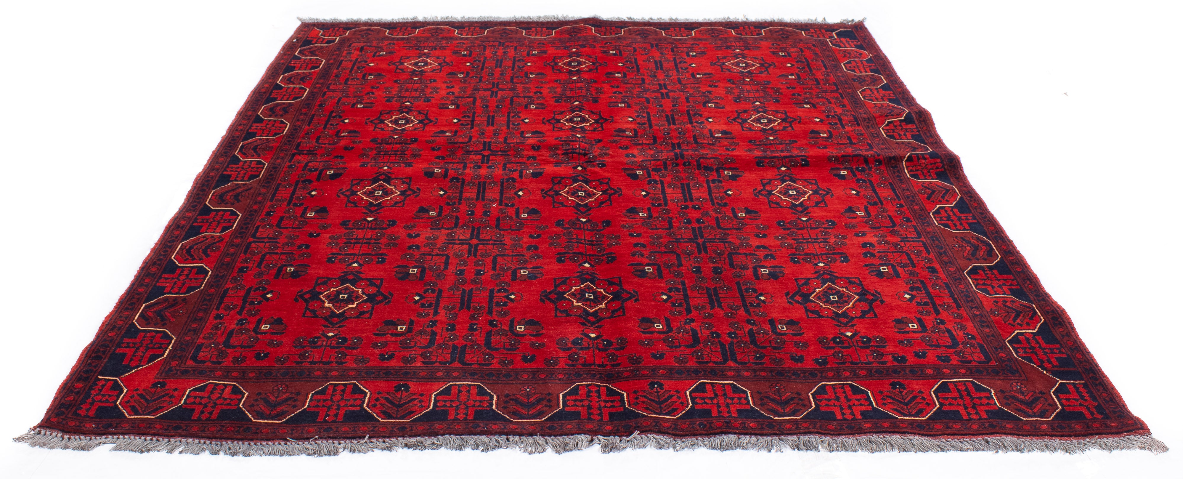 Afghan Turkman Rug <br> 5'10 x 7'4