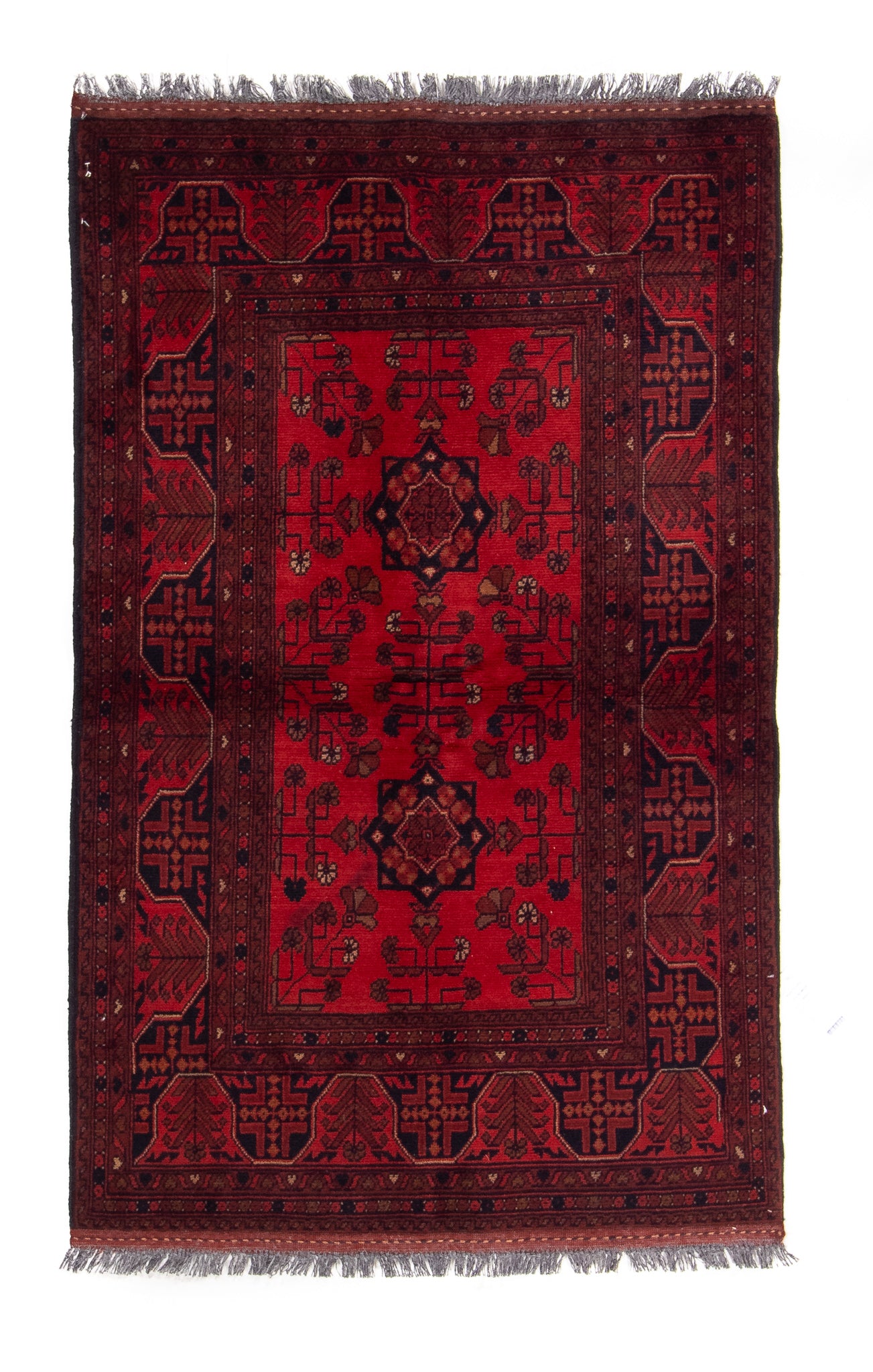 Afghan Turkman Rug <br> 3'3 x 5'2