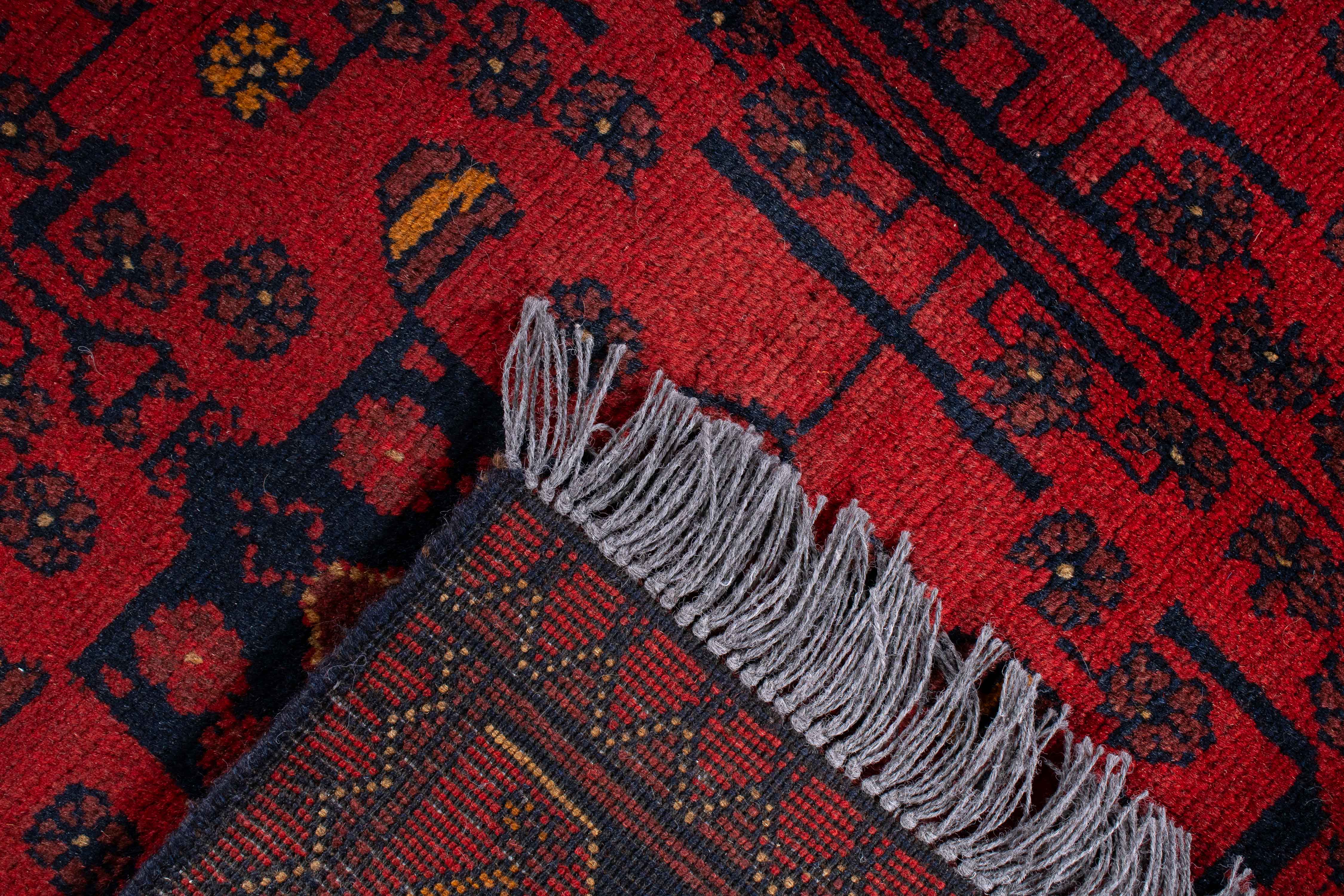 Afghan Turkman Rug <br> 4'1 x 6'2