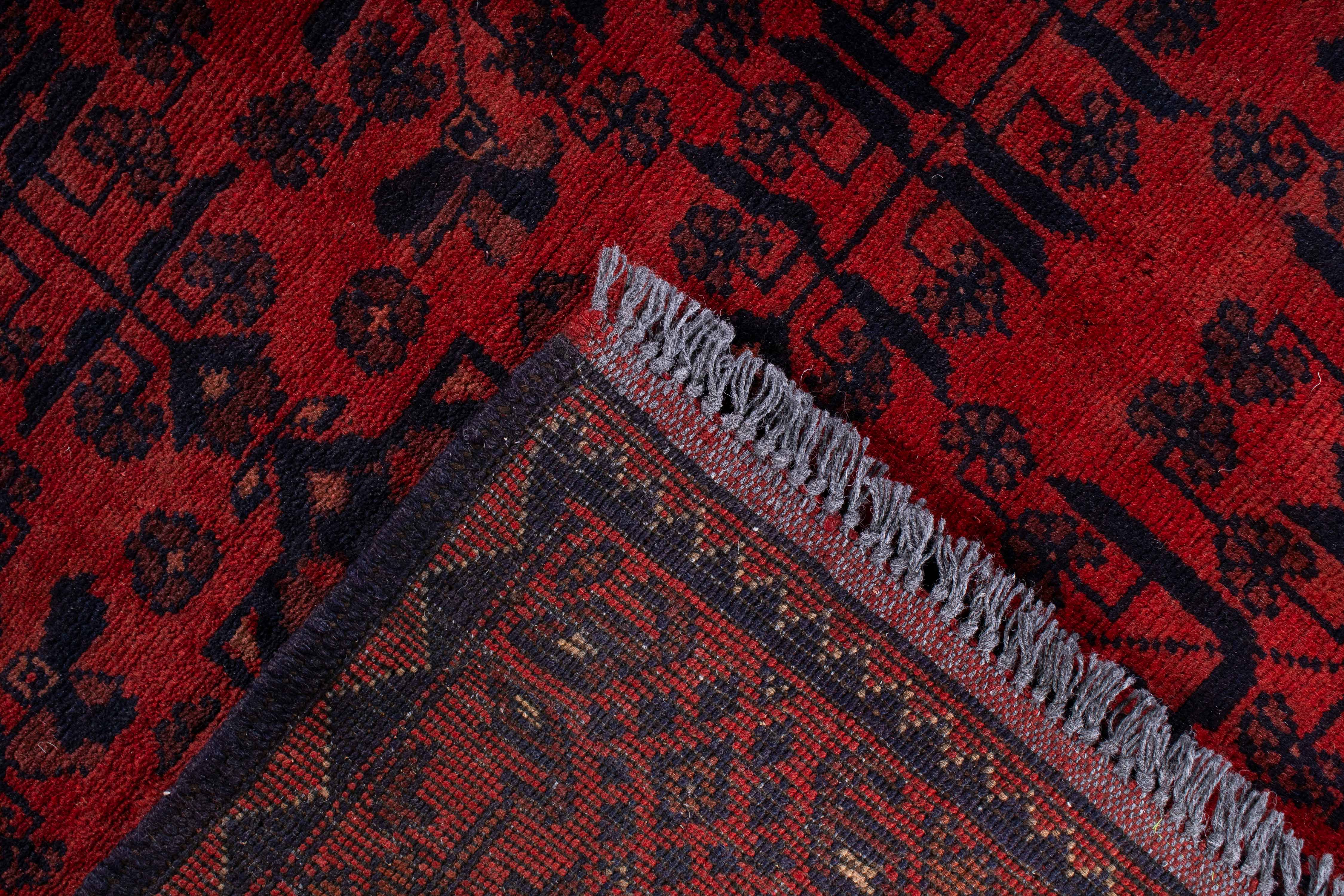 Afghan Turkman Rug <br> 4'3 x 6'4