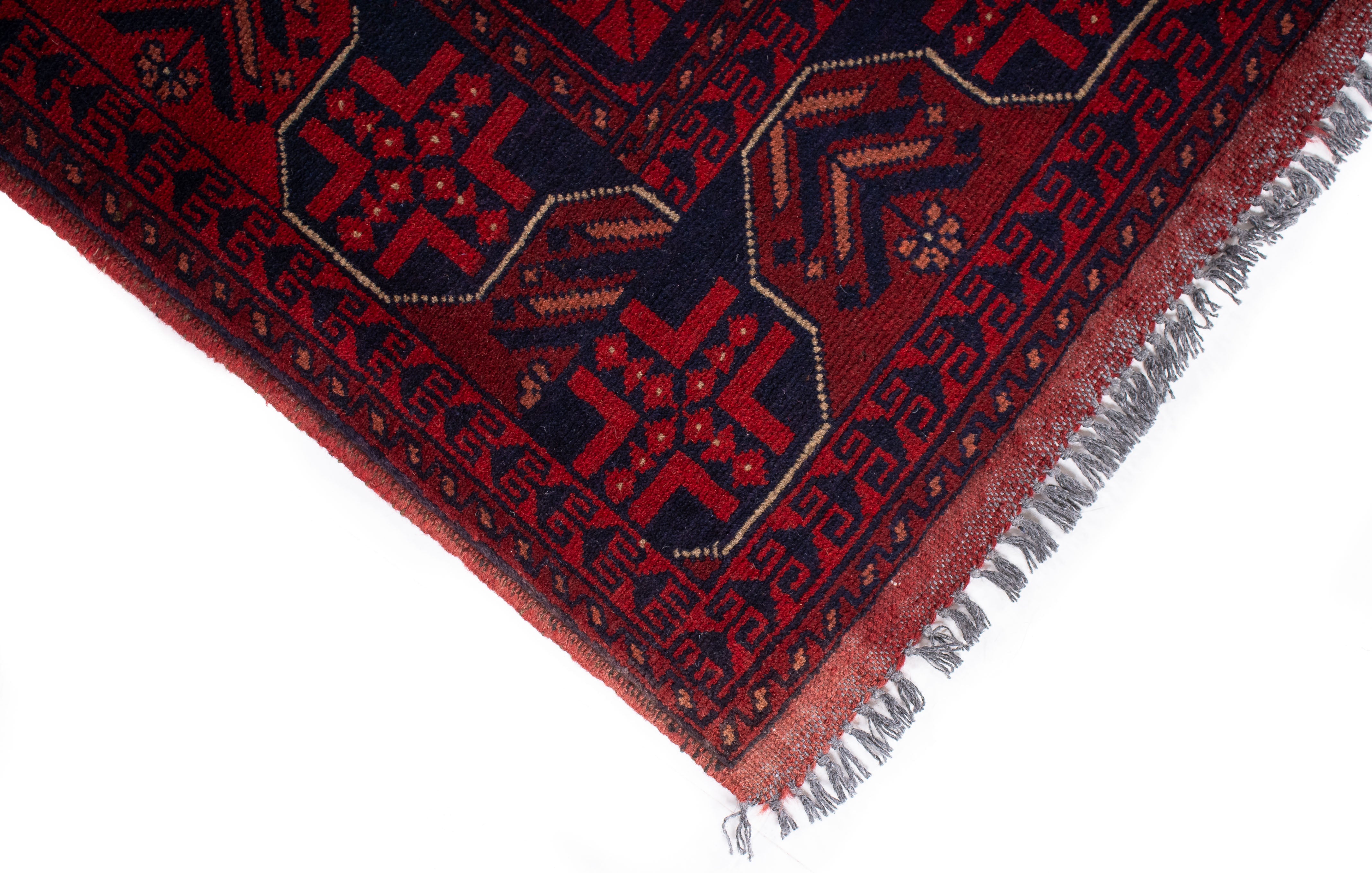 Afghan Turkman Rug <br> 5'7 x 7'9