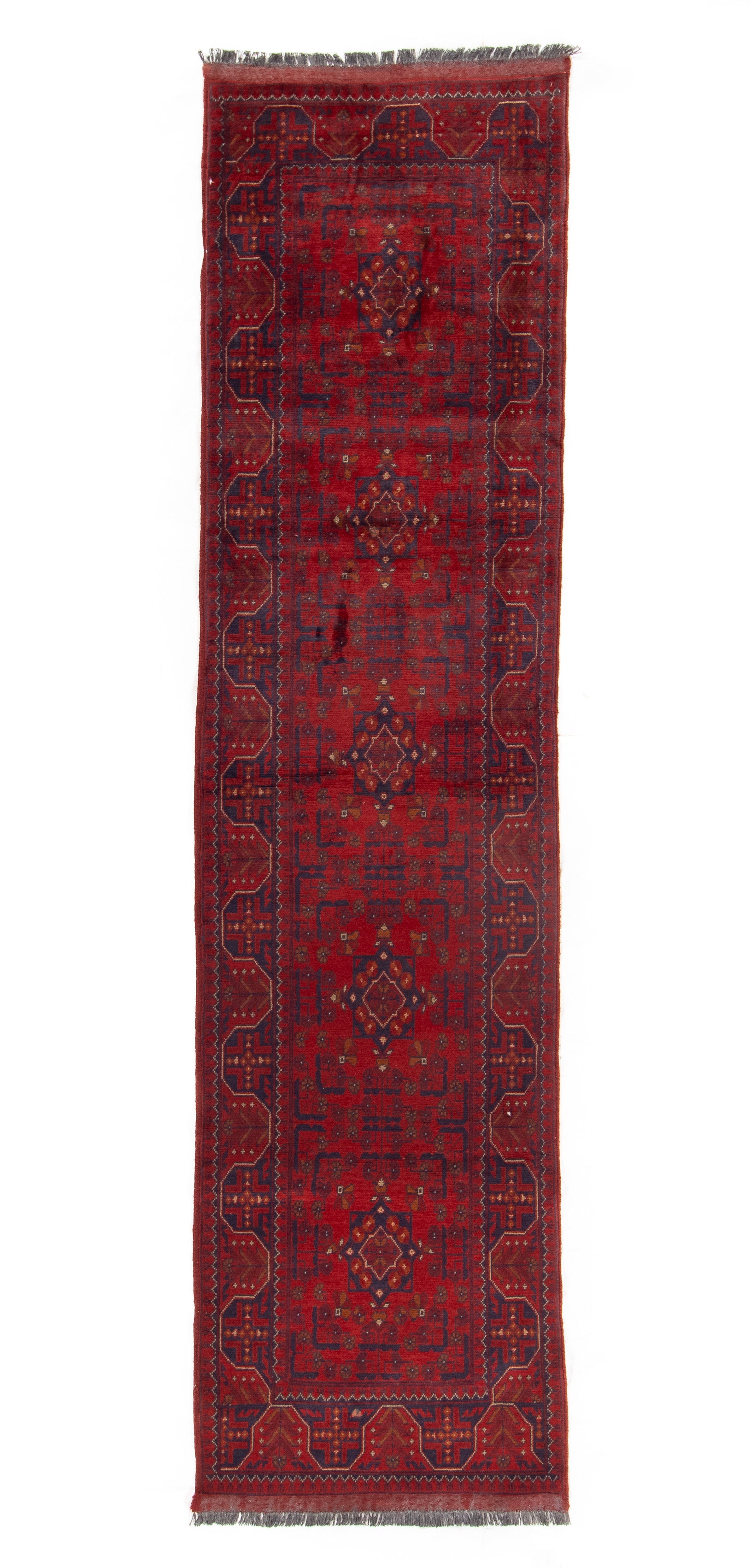 Afghan Turkman Rug <br> 2'6 x 9'9