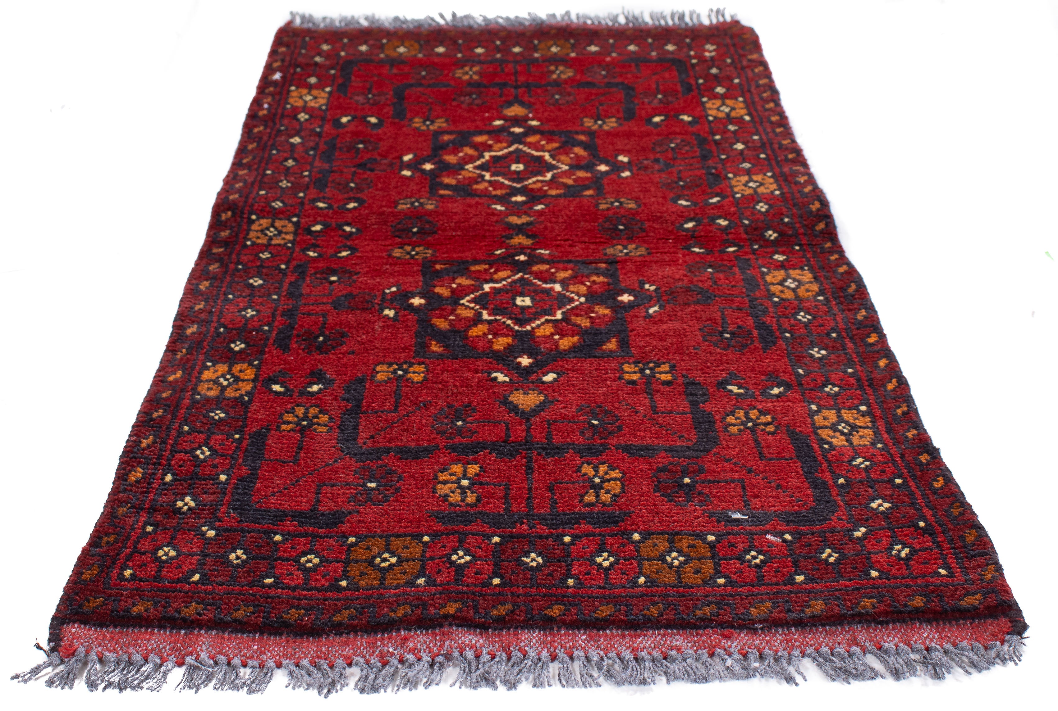 Afghan Turkman Rug <br> 1'5 x 3'3