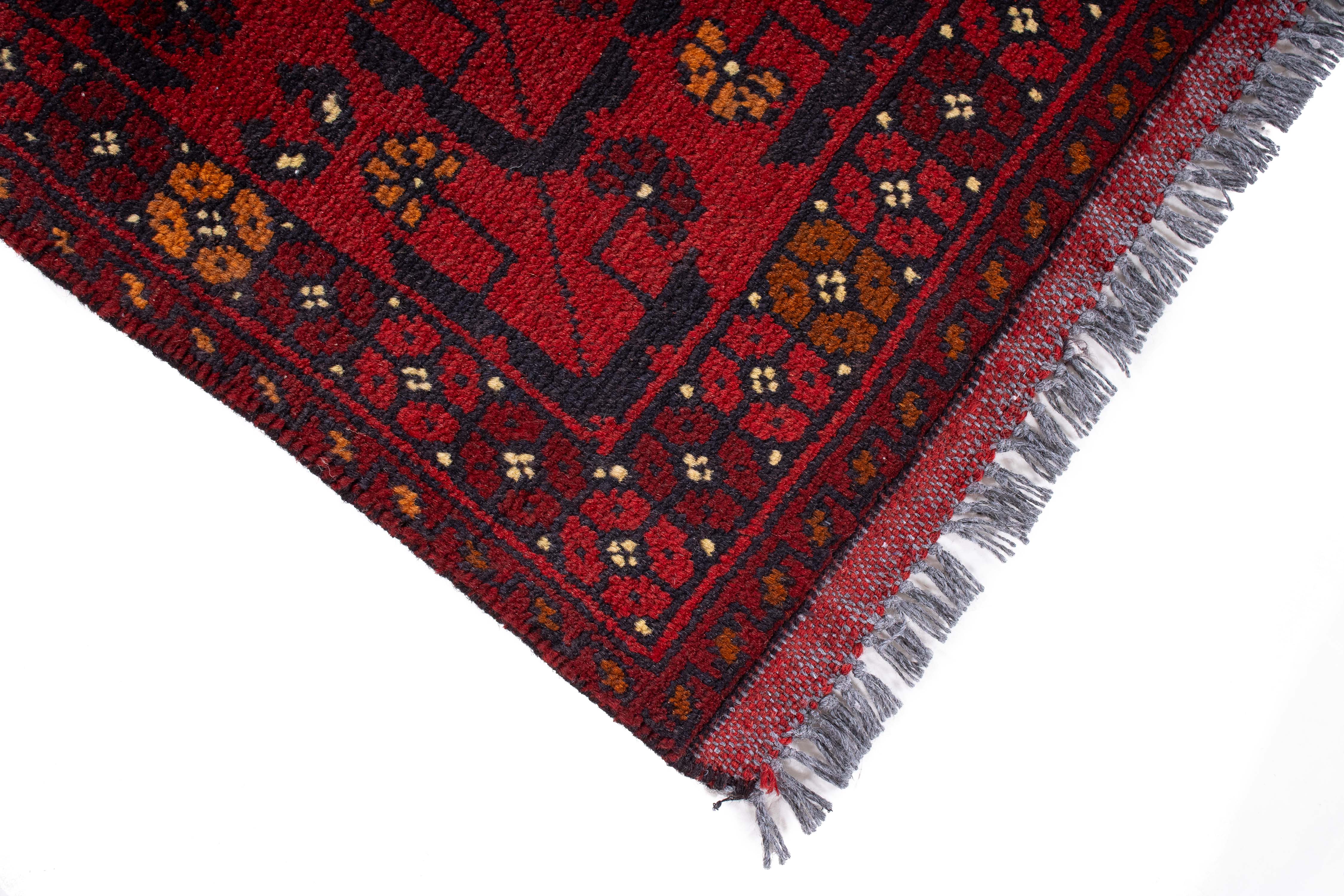 Afghan Turkman Rug <br> 1'5 x 3'3