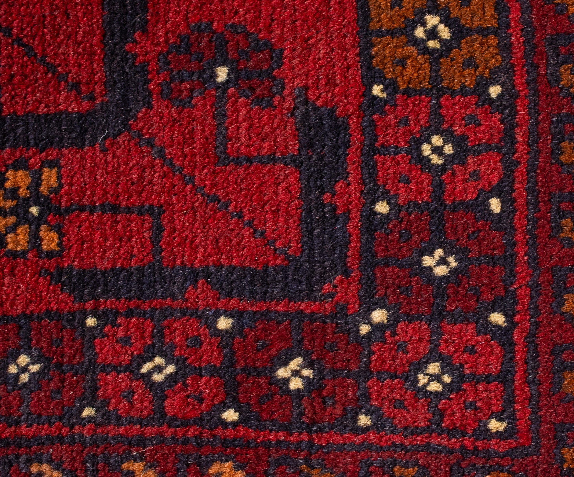 Afghan Turkman Rug <br> 1'5 x 3'3