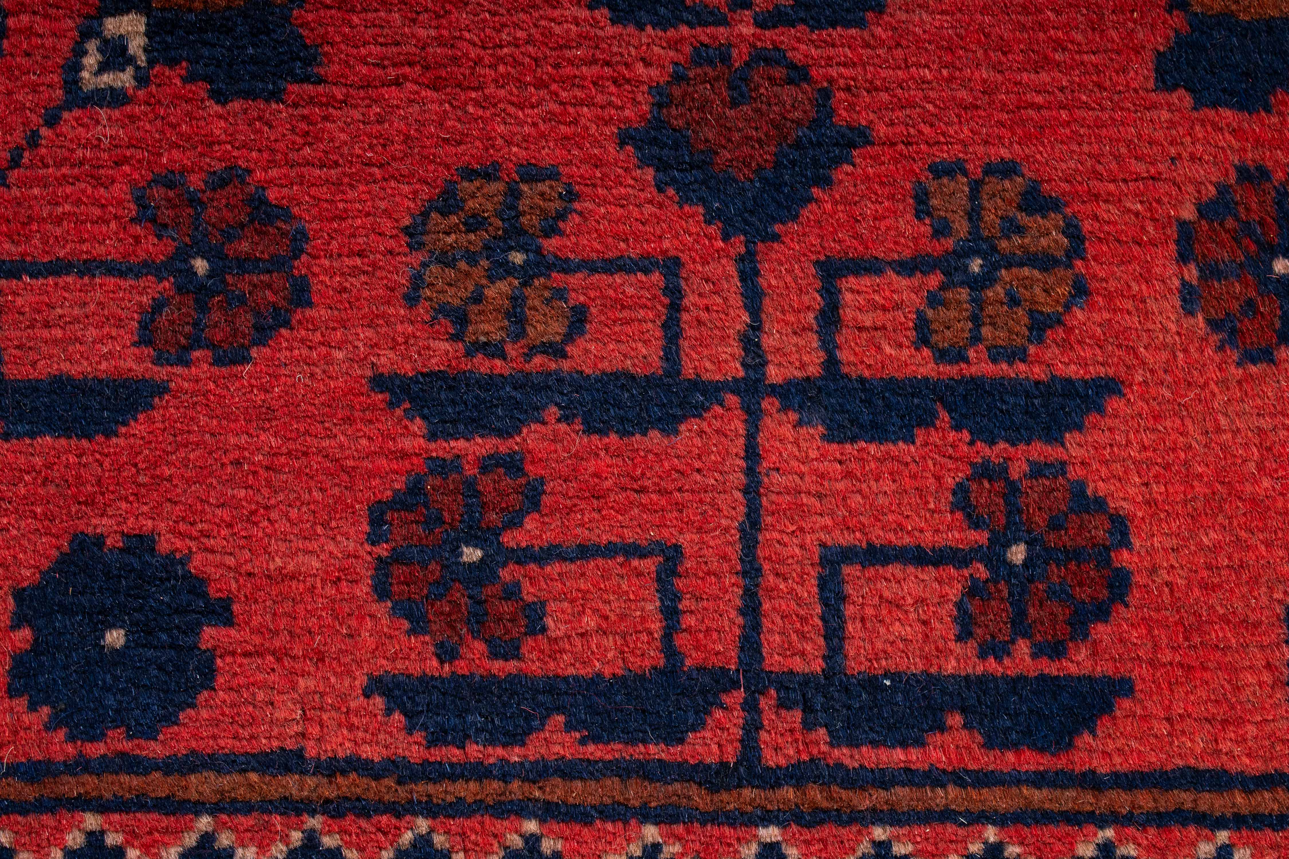 Afghan Turkman Rug <br> 4'10 x 6'6