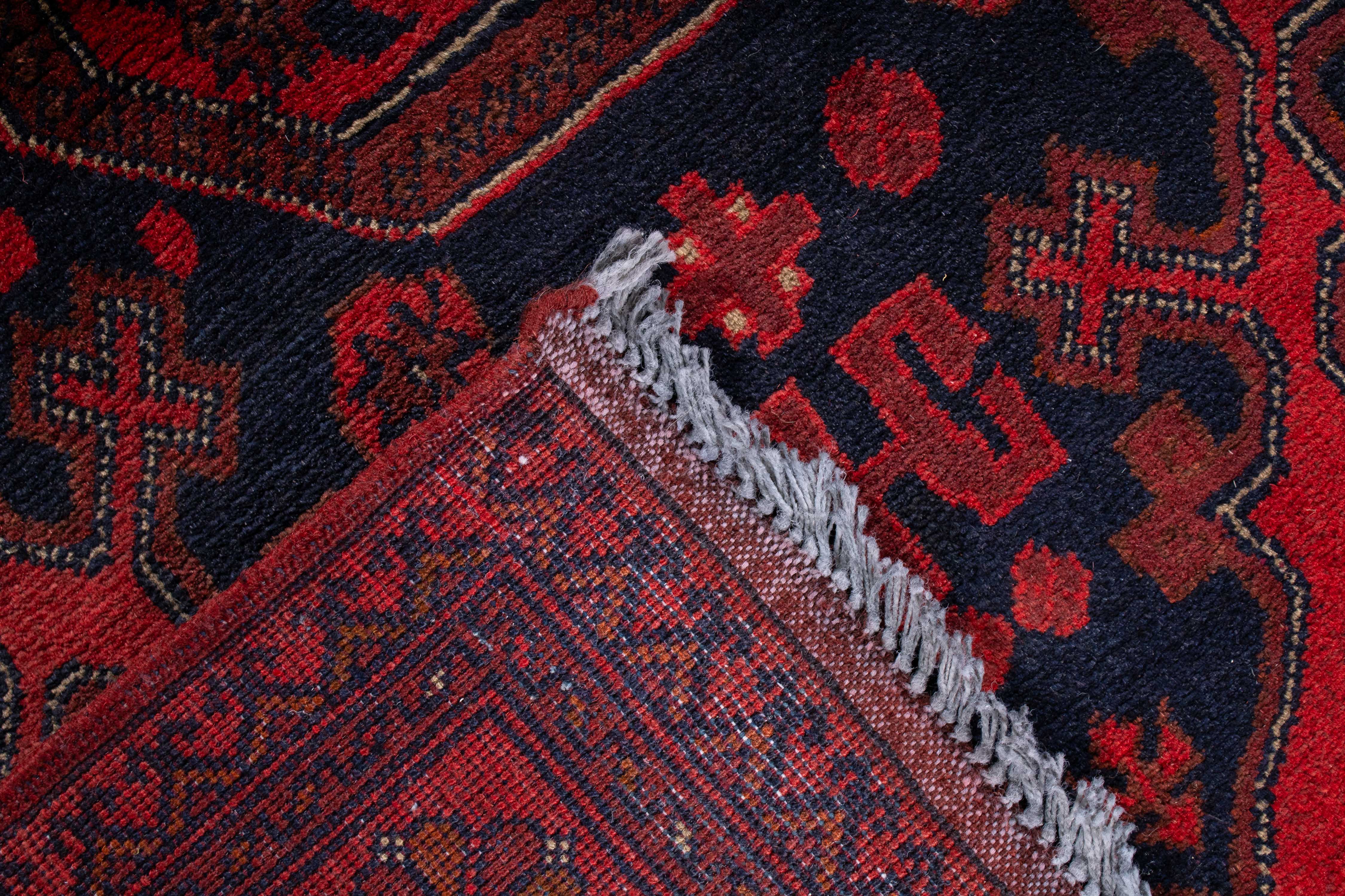 Afghan Turkman Rug <br> 3'6 x 4'10