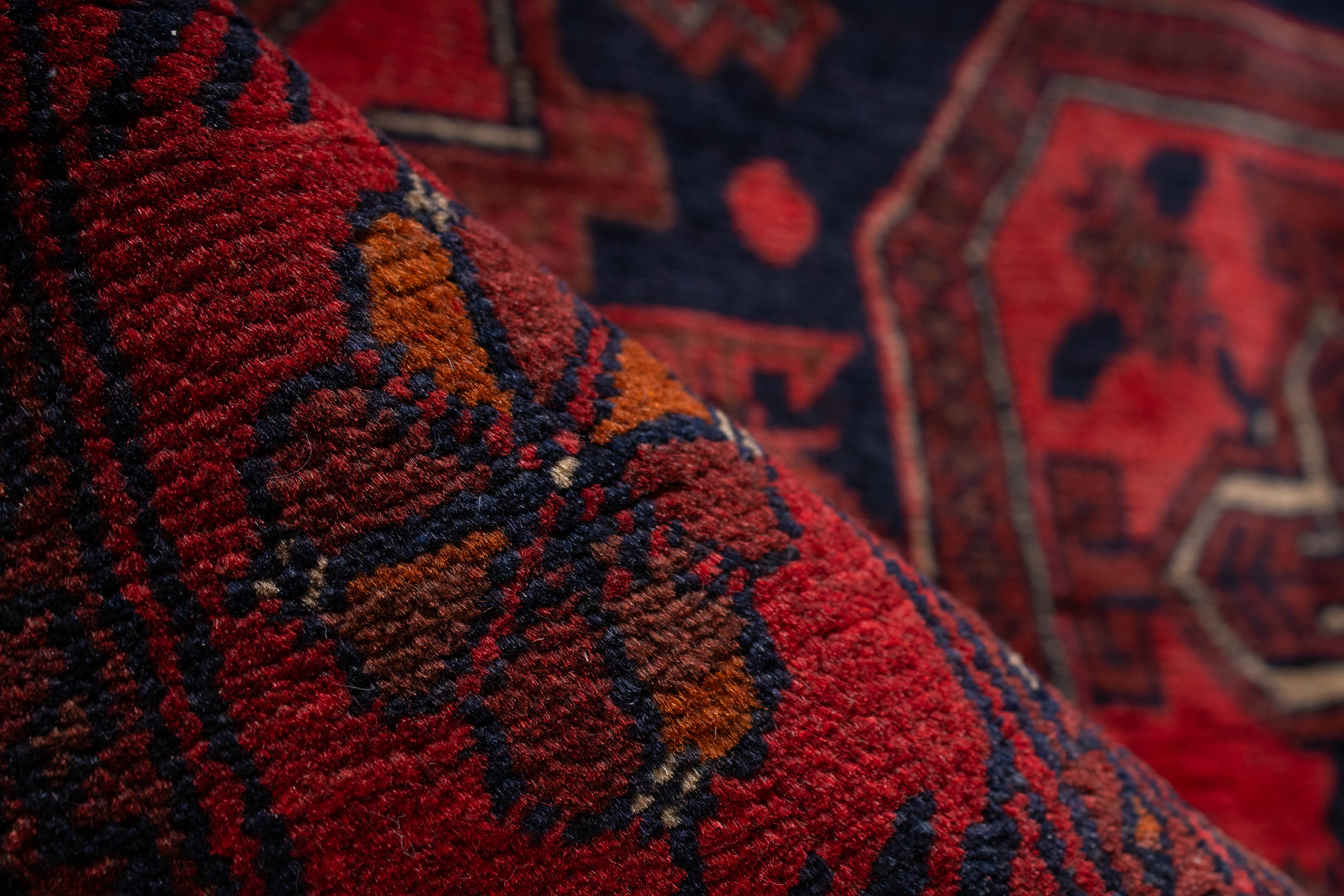 Afghan Turkman Rug <br> 3'6 x 4'10