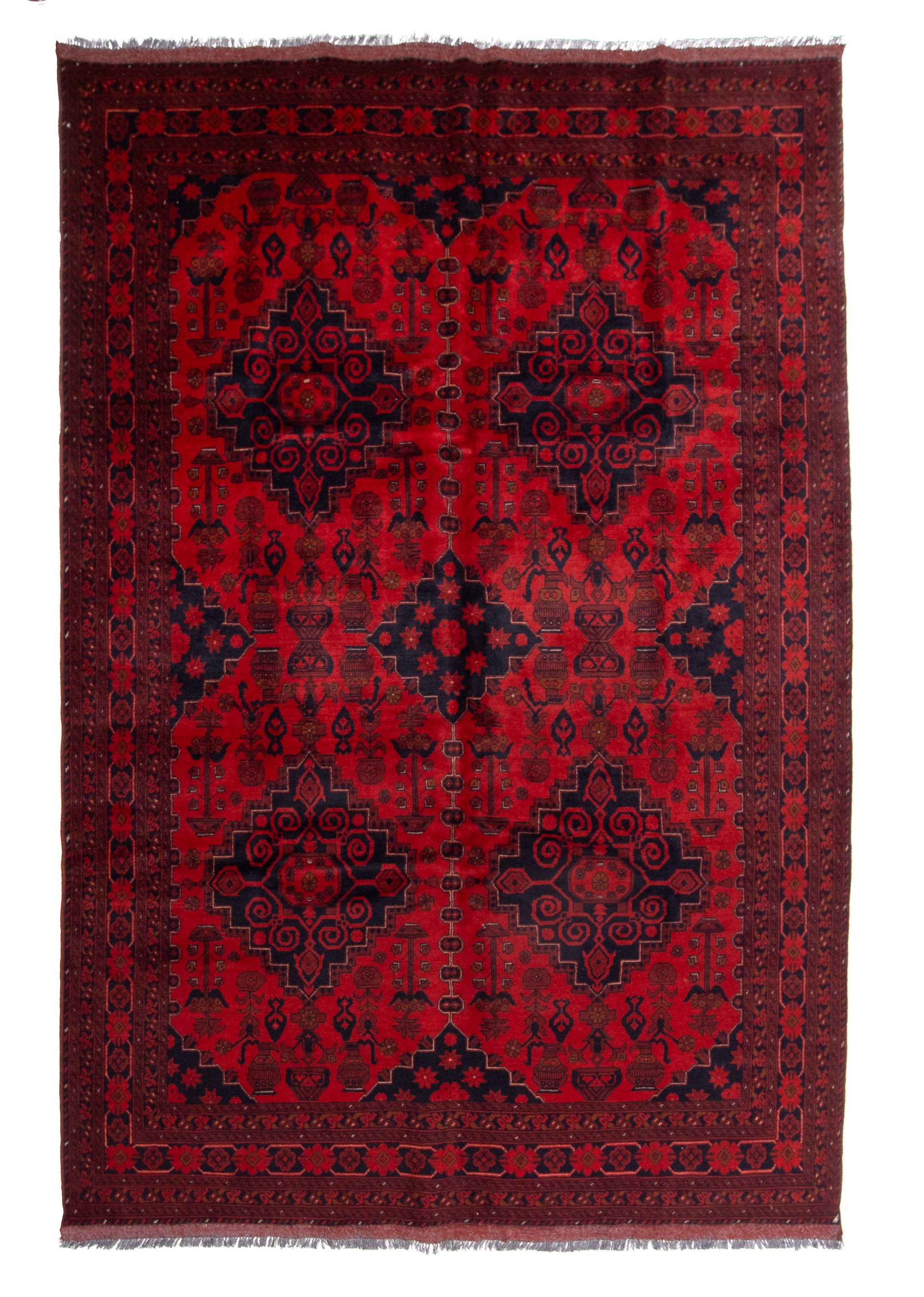 Afghan Turkman Rug <br> 6'10 x 10'1