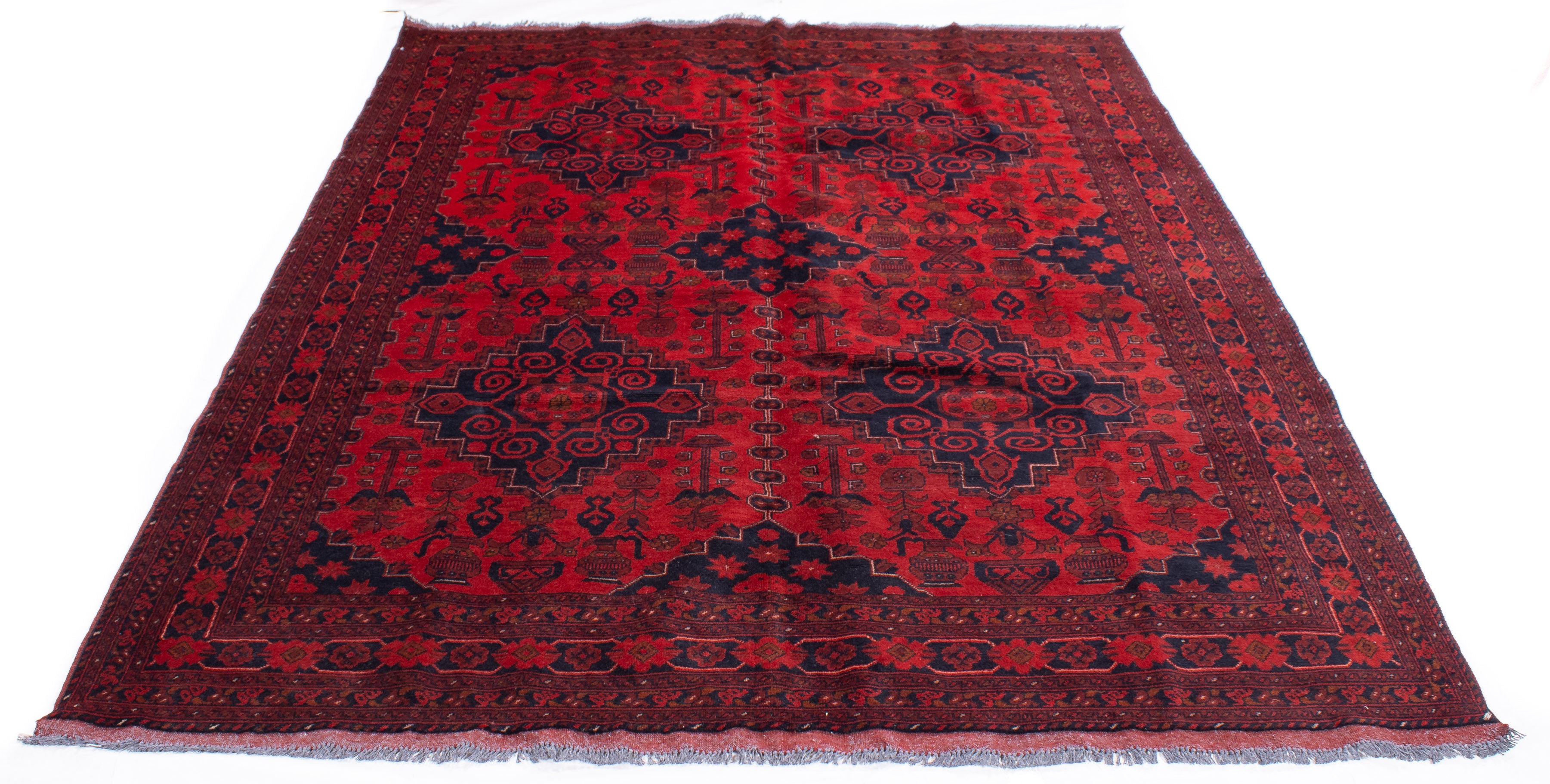 Afghan Turkman Rug <br> 6'10 x 10'1