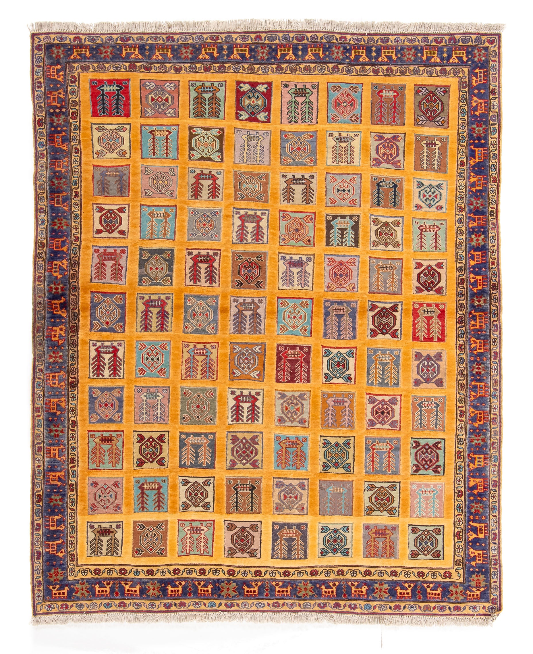 Pakistan Gabbeh Rug <br> 4'6 x 5'6